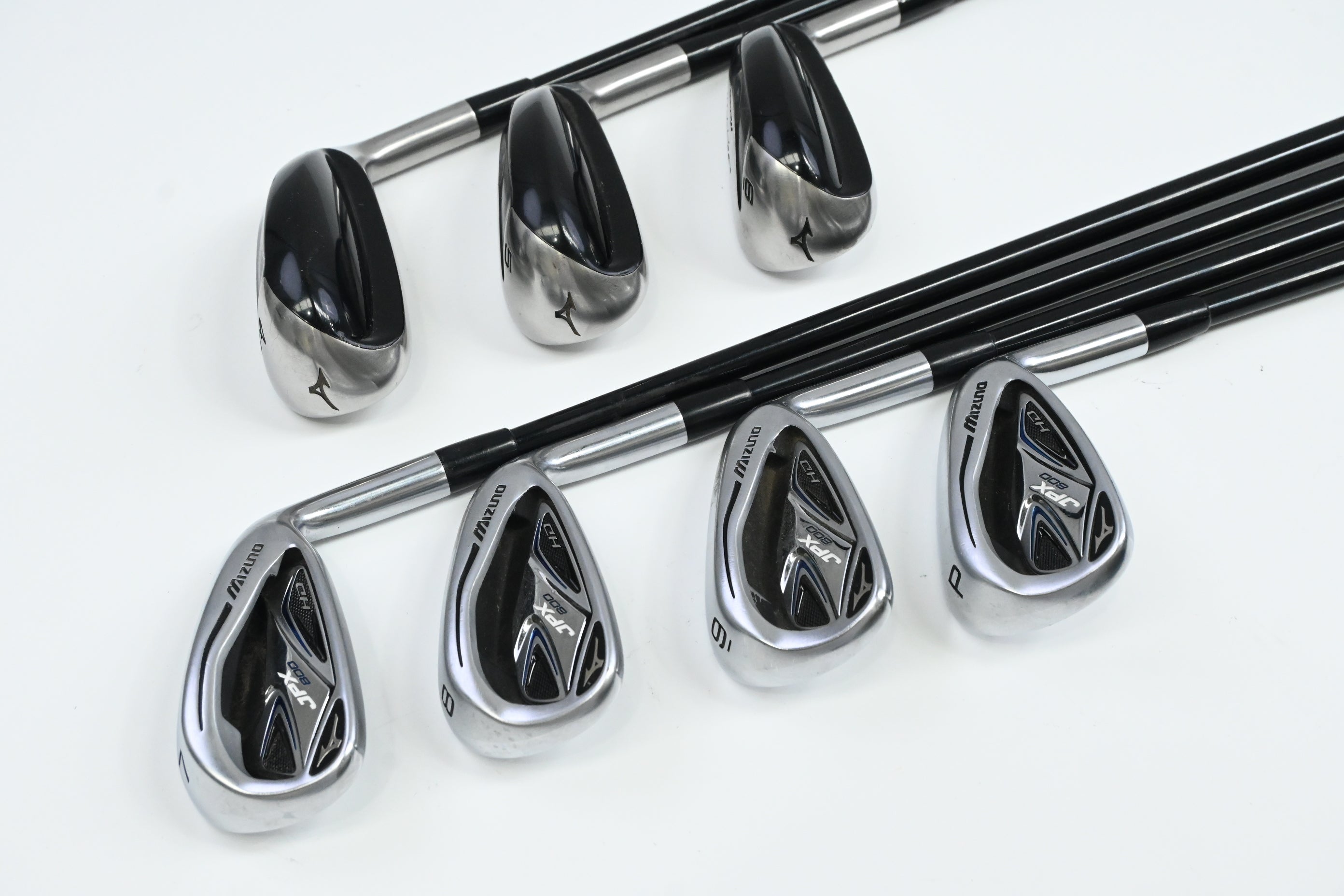 Mizuno JPX Fli-Hi/JPX 800 HD Combo Irons / 4H-6H+7-PW / Regular Flex Orochi 65