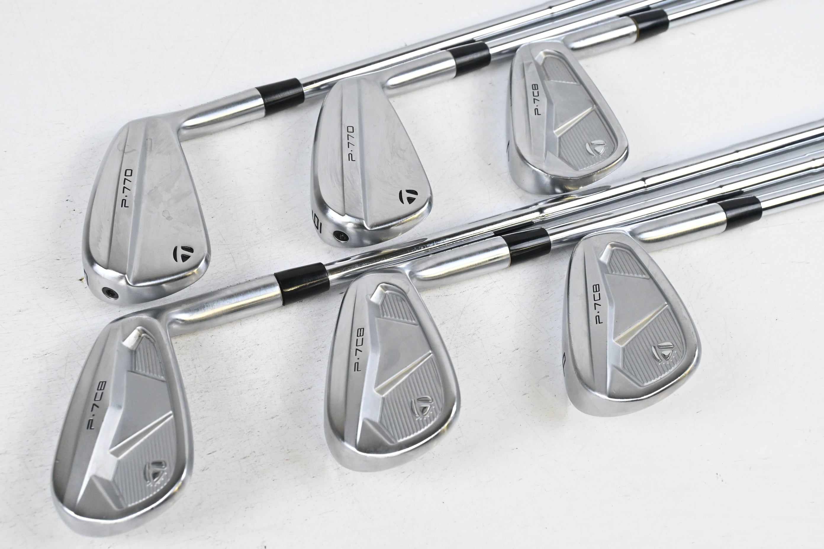 Taylormade P.7CB/P770 Irons / 5-PW / X-Flex Dynamic Gold Mid 115 X100 Shafts