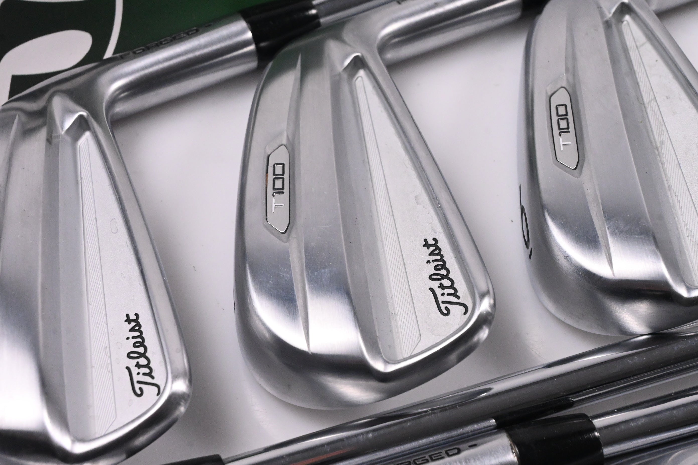 Titleist T100 2021 Irons / 4-PW / Stiff Flex AMT Tour White S300 Shafts