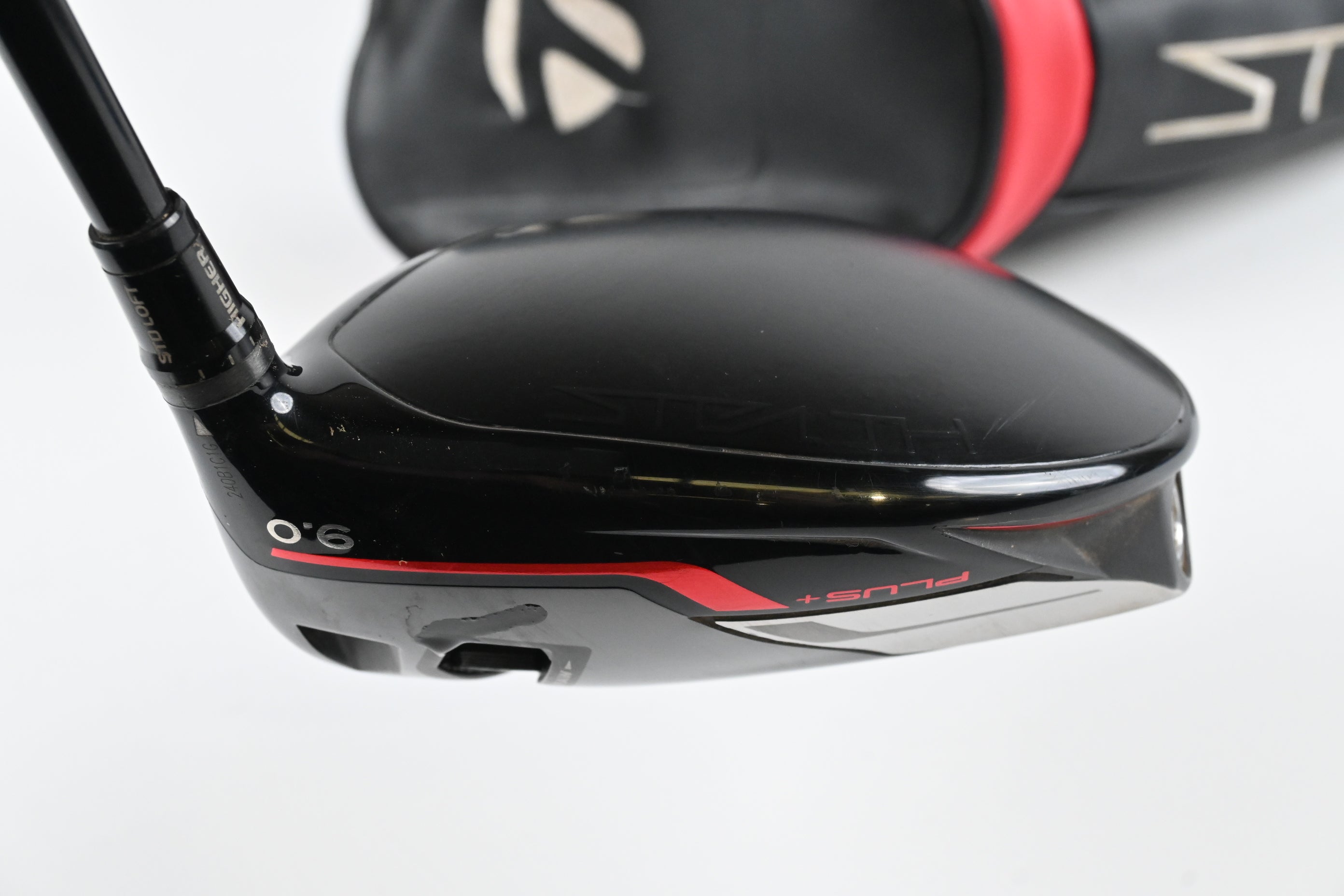 Taylormade Stealth Plus Driver / 9 Degree / Stiff Flex HZRDUS Smoke Red RDX 60