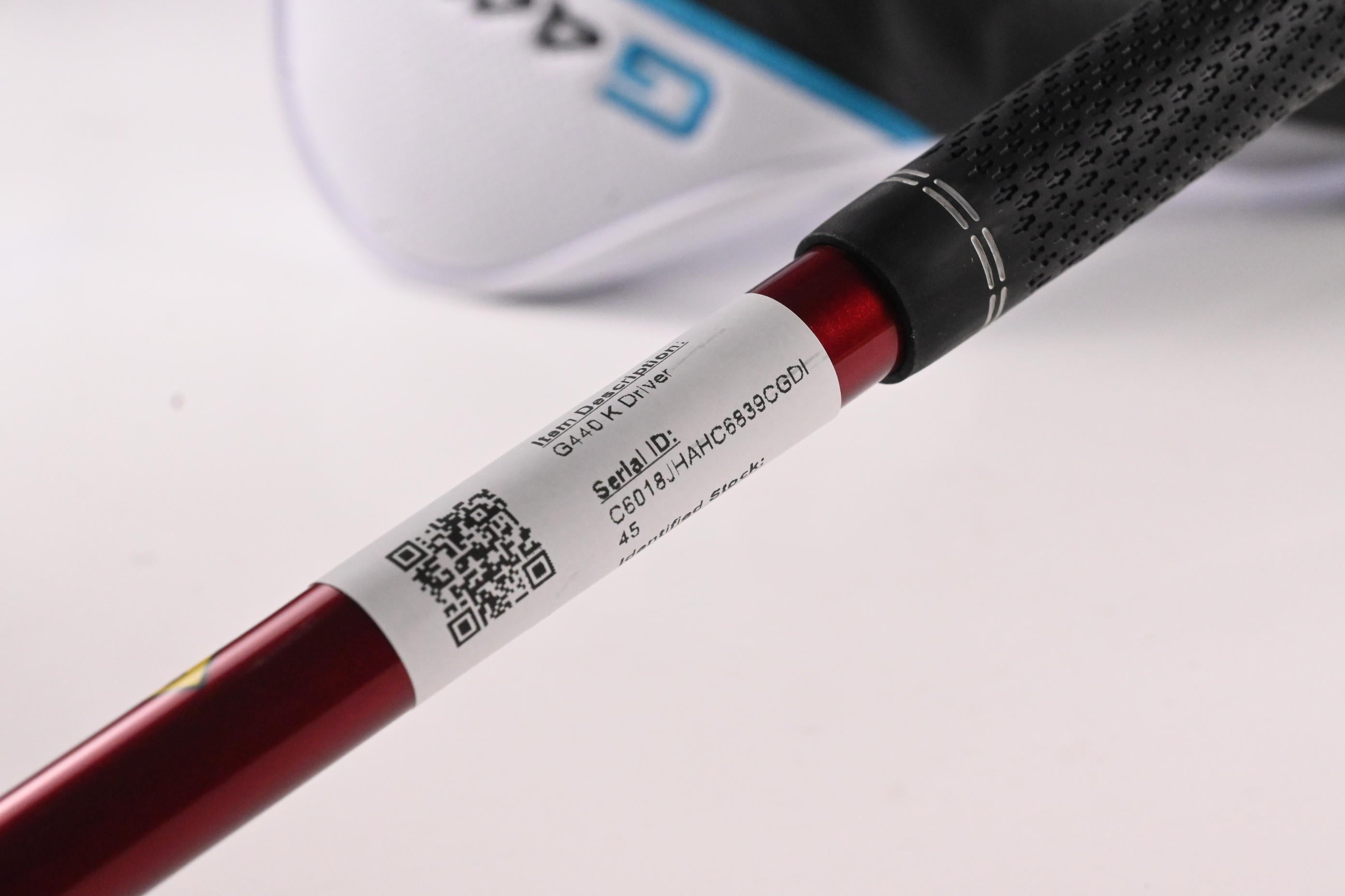 Ping G440 K Driver / 10.5 Degree / X-Flex HZRDUS RDX Smoke Red 60 Shaft