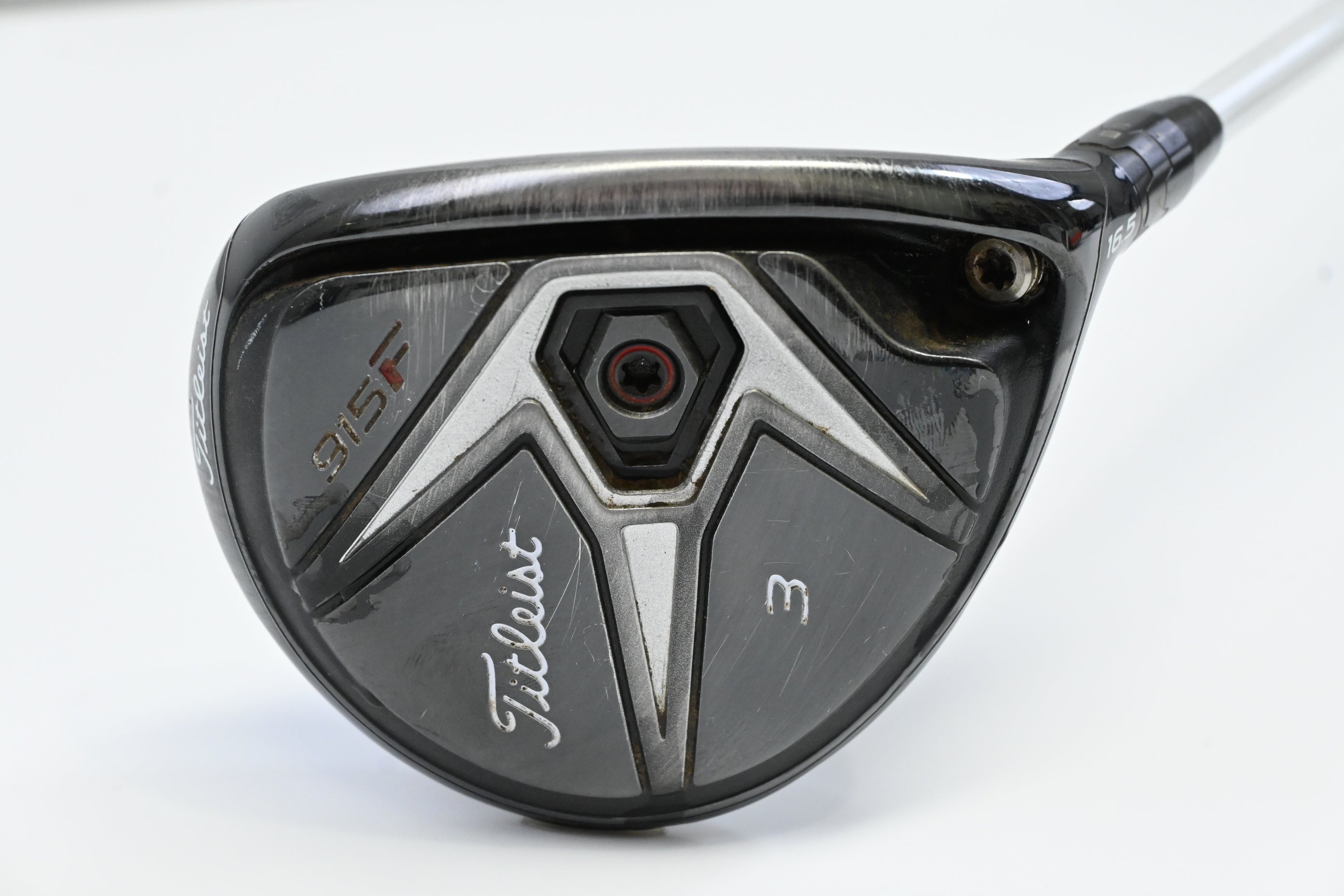 Titleist 915 F #3 Wood / 16.5 Degree / Stiff Flex Aldila Rogue Silver 80 Shaft