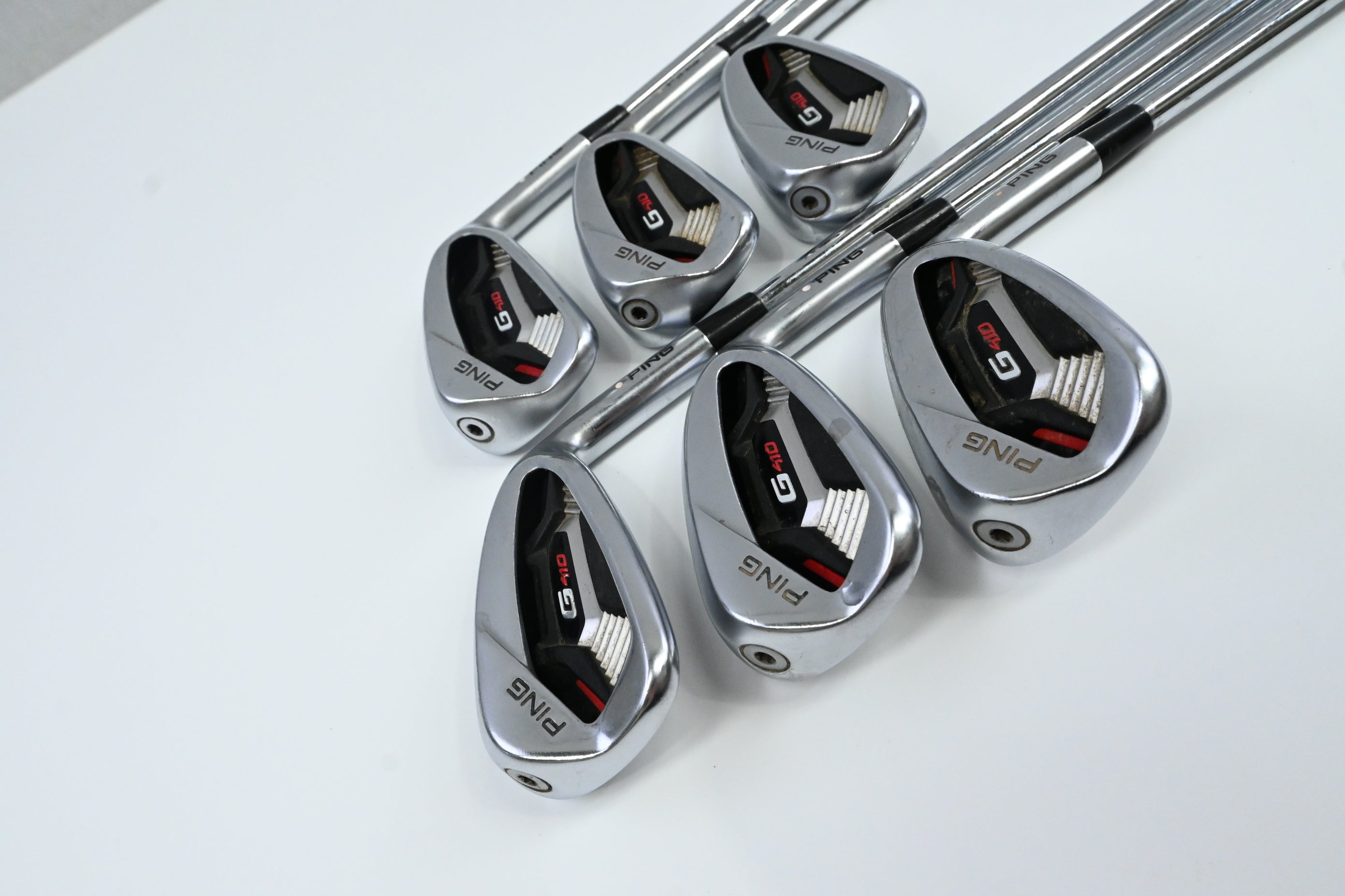 Ping G410 Irons / 5-PW / White Dot / Regular Flex N.S.PRO Modus 3 Tour 105