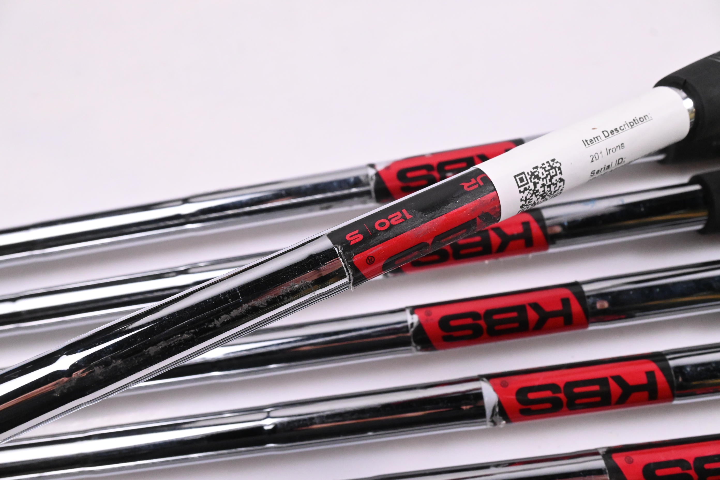 Takomo 201 Irons / 4-PW / Stiff Flex KBS Tour 120 Shafts