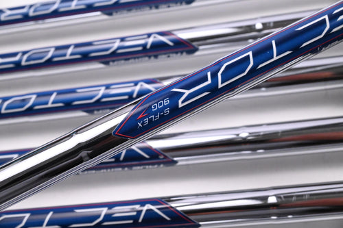 Callaway Elyte Irons / 5-PW+AW+GW+SW / Stiff Flex Vector 90 Shafts