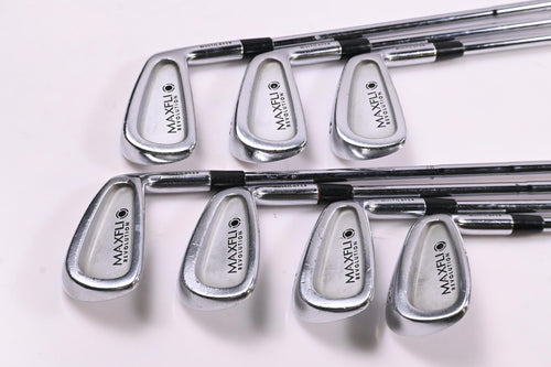 Maxfli Revolution Black Dot Irons / 4-PW / Stiff Flex Steel Shafts