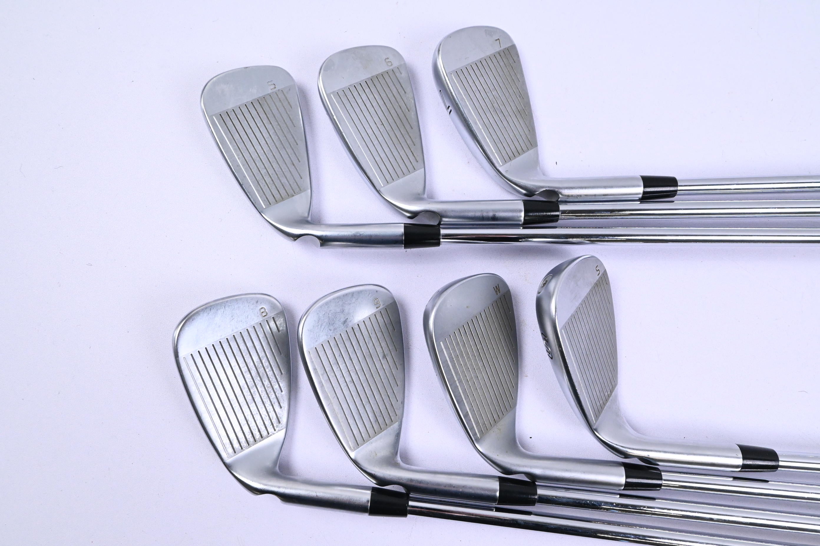Ping G425 Irons / 6-PW+SW / Black Dot / Stiff Flex Ping AWT 2.0 Shafts