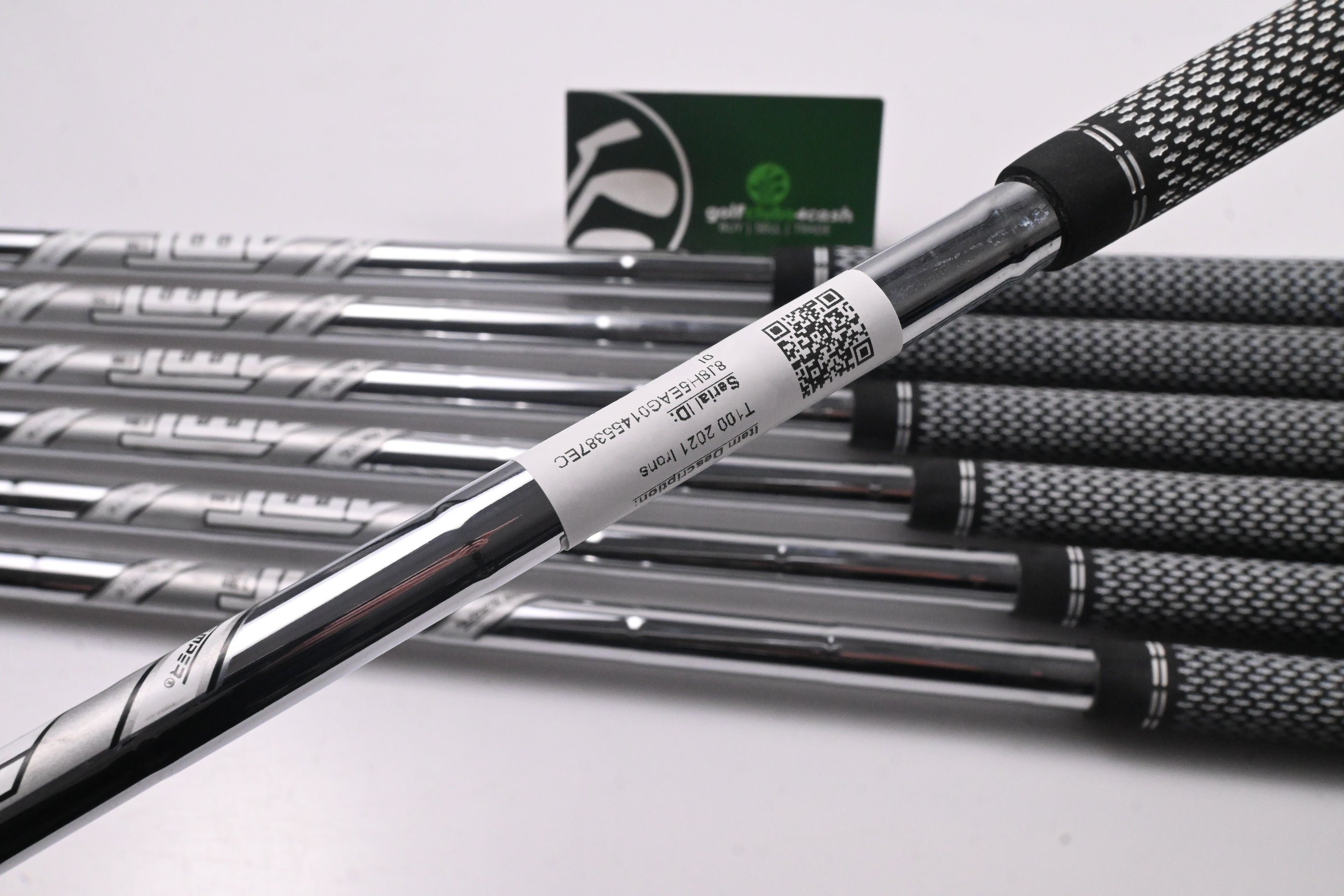 Titleist T100 2021 Irons / 4-PW / Stiff Flex AMT Tour White S300 Shafts