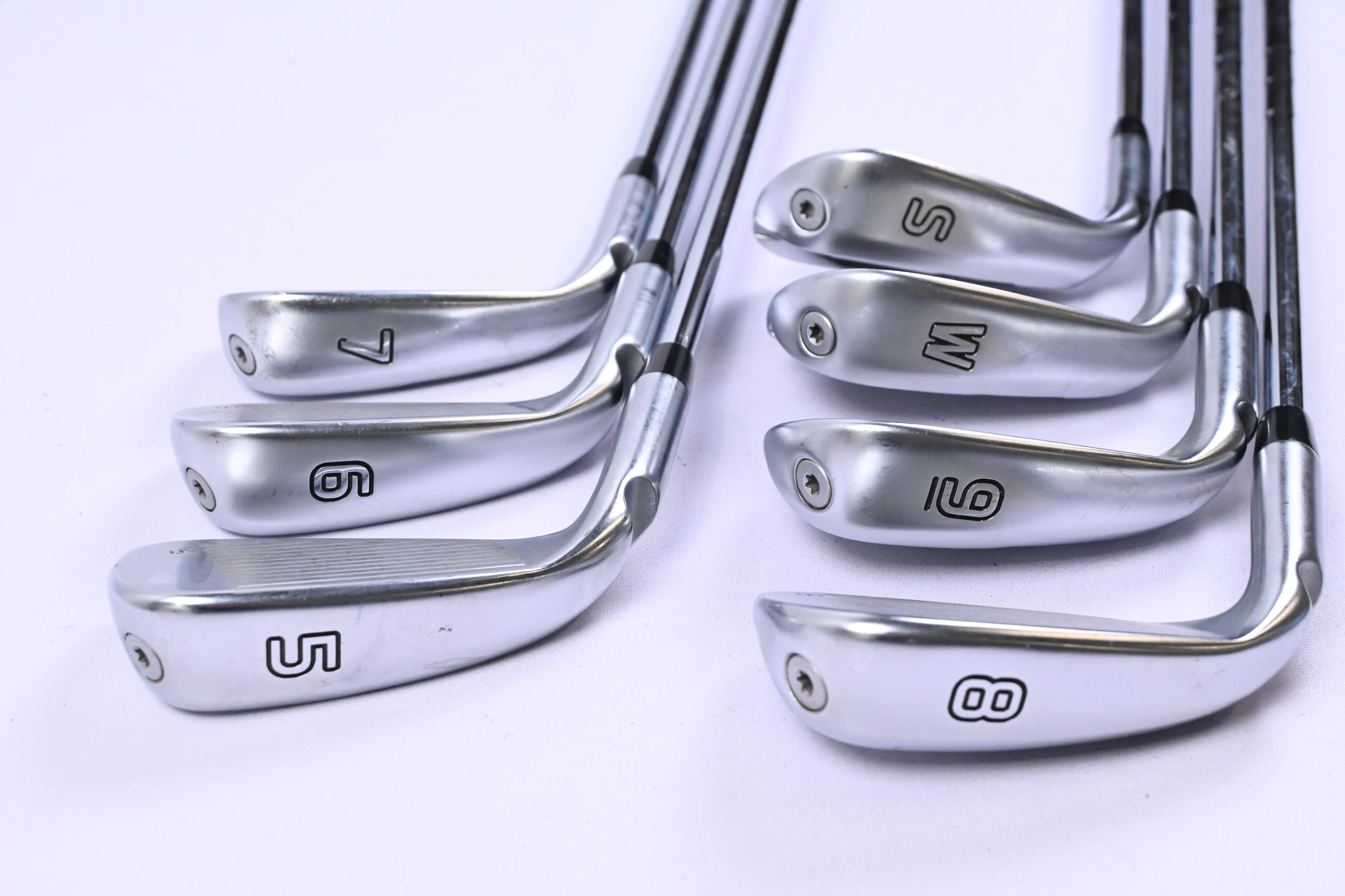 Ping G425 Irons / 6-PW+SW / Black Dot / Stiff Flex Ping AWT 2.0 Shafts