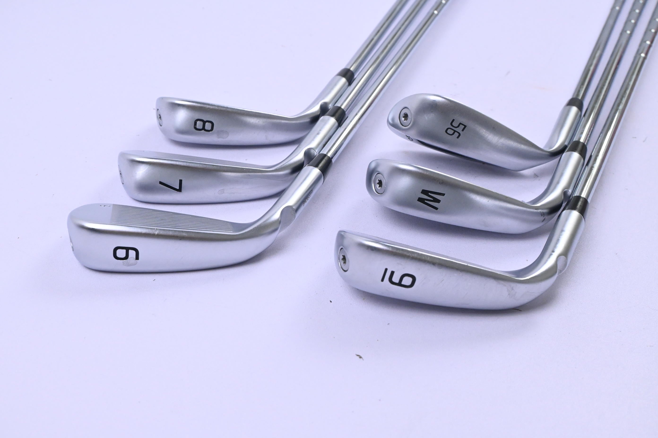 Ping G440 Irons / 6-PW+SW / Blue Dot / Regular Flex Ping AWT 3.0 Shafts