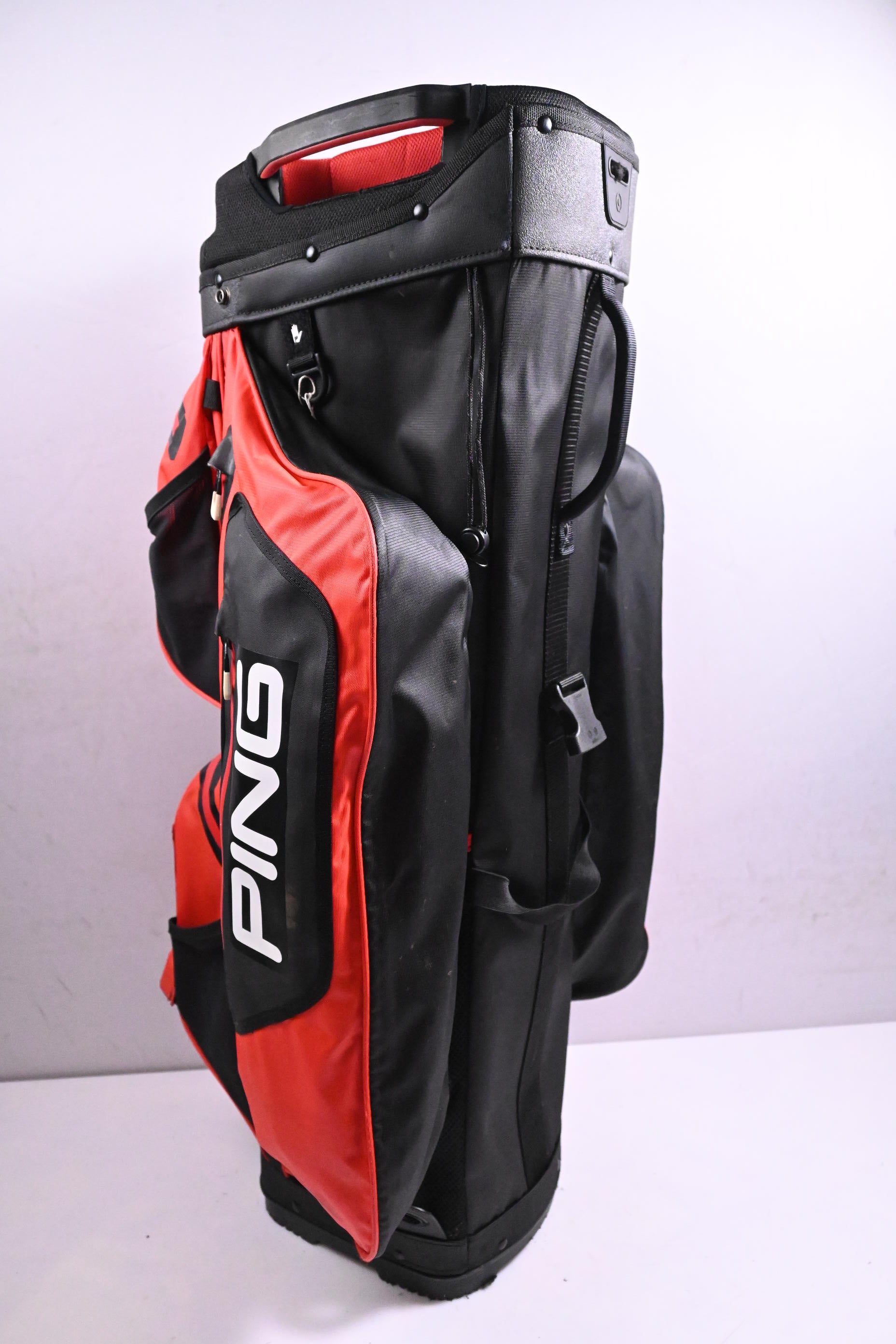 Ping Pioneer Monsoon Cart Bag / 15-Way Divider / Red, Black
