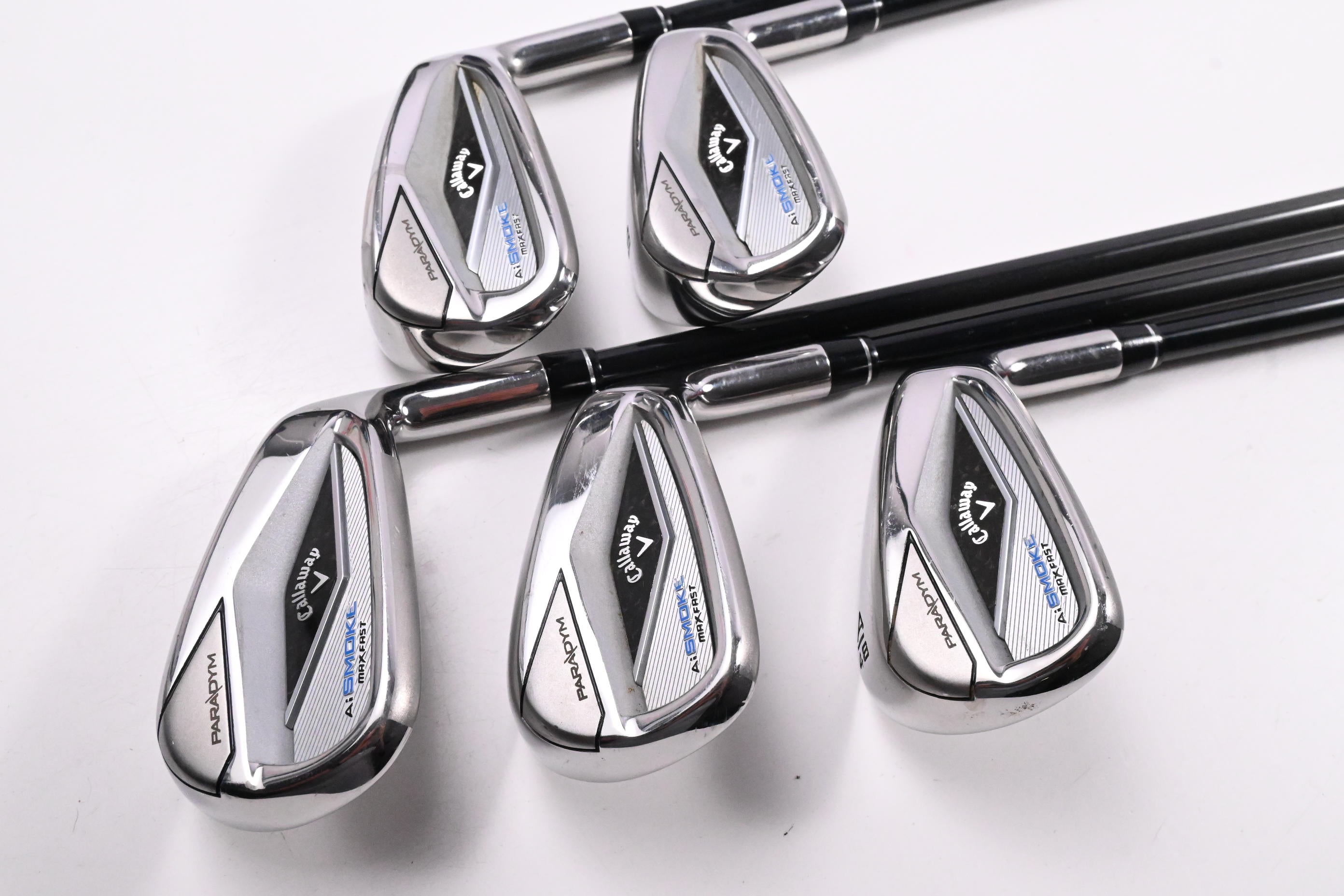 Callaway Paradym Ai Smoke Max Fast Irons / 7-PW+AW / Senior Flex Tensei Blue 40