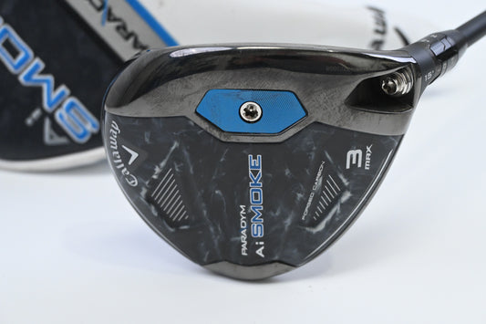 Callaway Paradym Ai Smoke Max #3 Wood / 15 Degree / Stiff Flex Tensei AV Blue 65