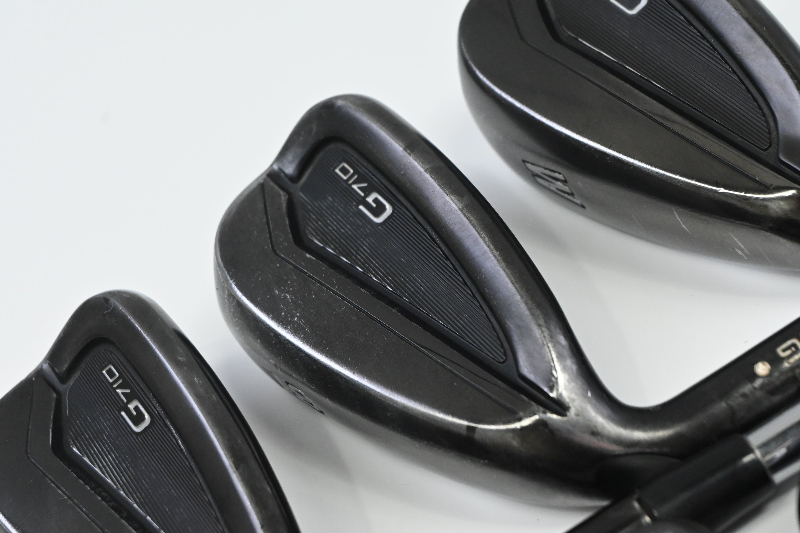 Left Hand Ping G710 Irons / 4-PW / White Dot / Regular Flex Ping AWT 2.0