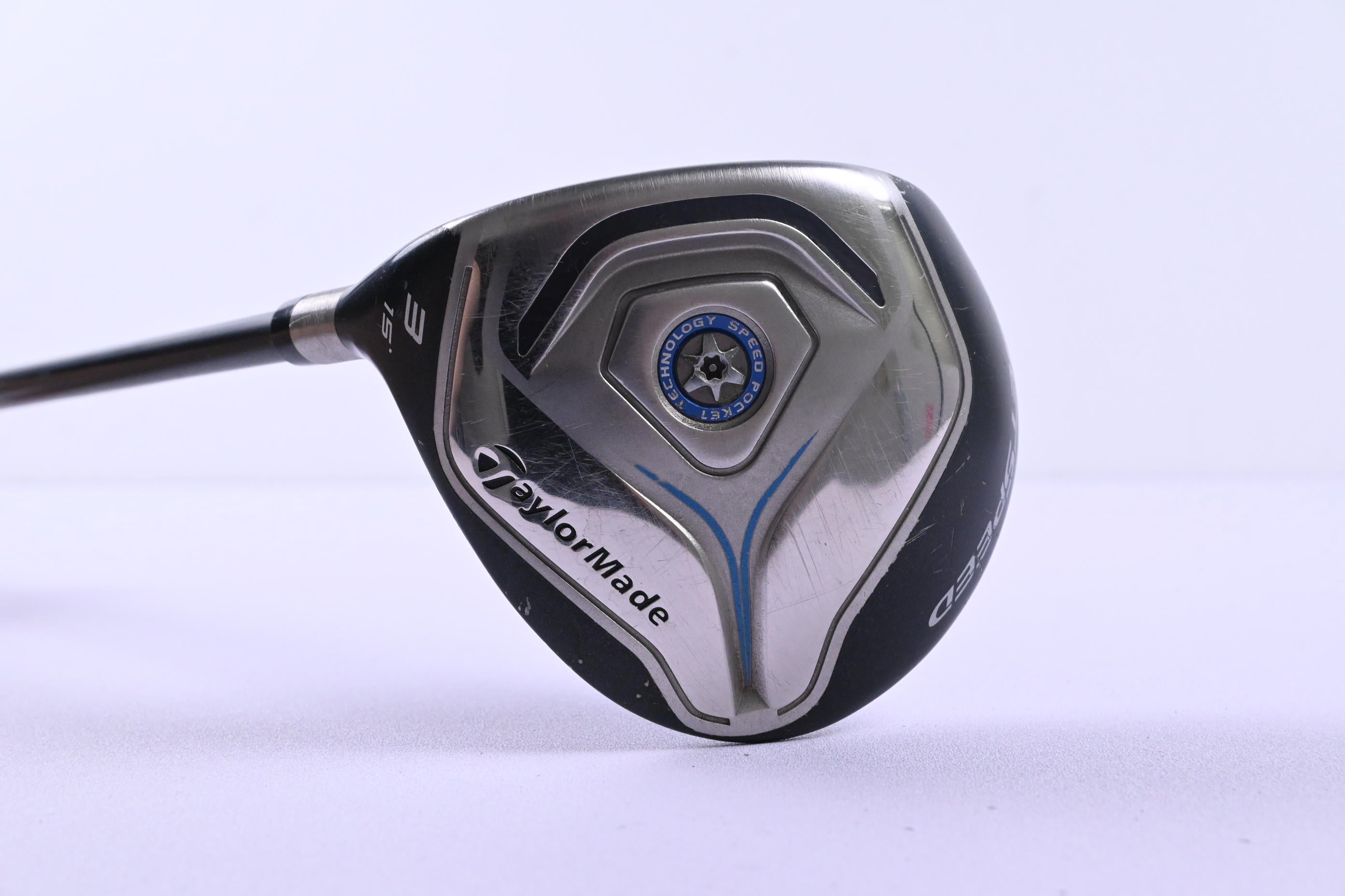 Left Hand Taylormade Jetspeed #3 Wood / 15 Degree / Regular Flex Veloxt 69 Shaft