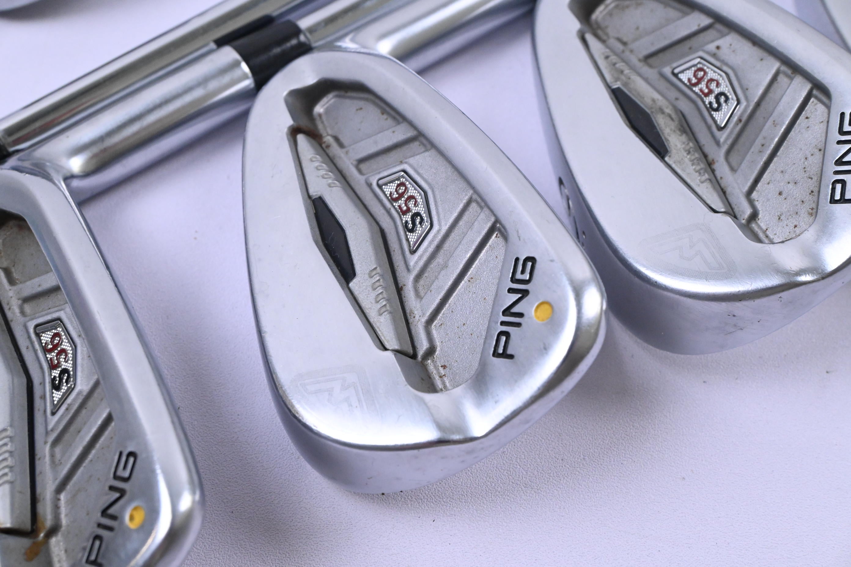 Ping S56 Irons / 2-PW / Yellow Dot / X-Flex Dynamic Gold X100 Shafts