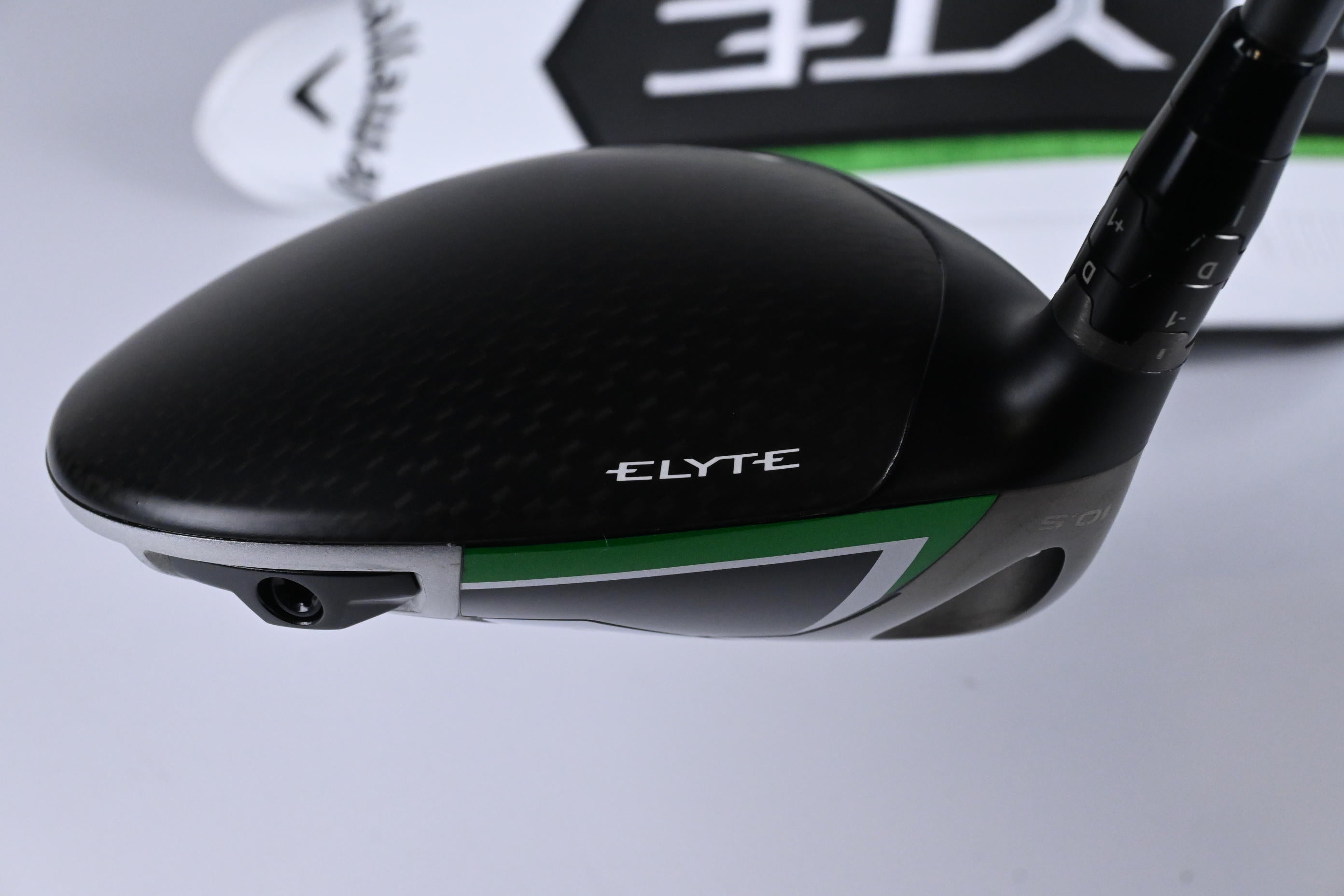 Left Hand Callaway Elyte Driver / 10.5 Degree / Stiff Flex Denali Charcoal 50