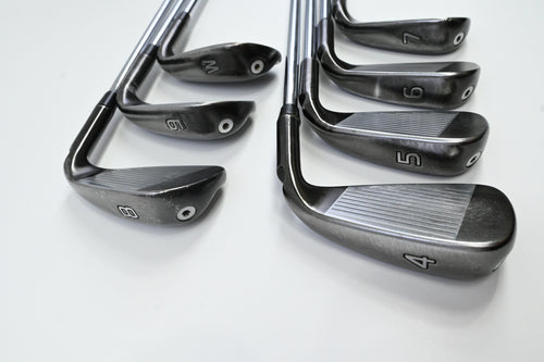 Left Hand Ping G710 Irons / 4-PW / White Dot / Regular Flex Ping AWT 2.0