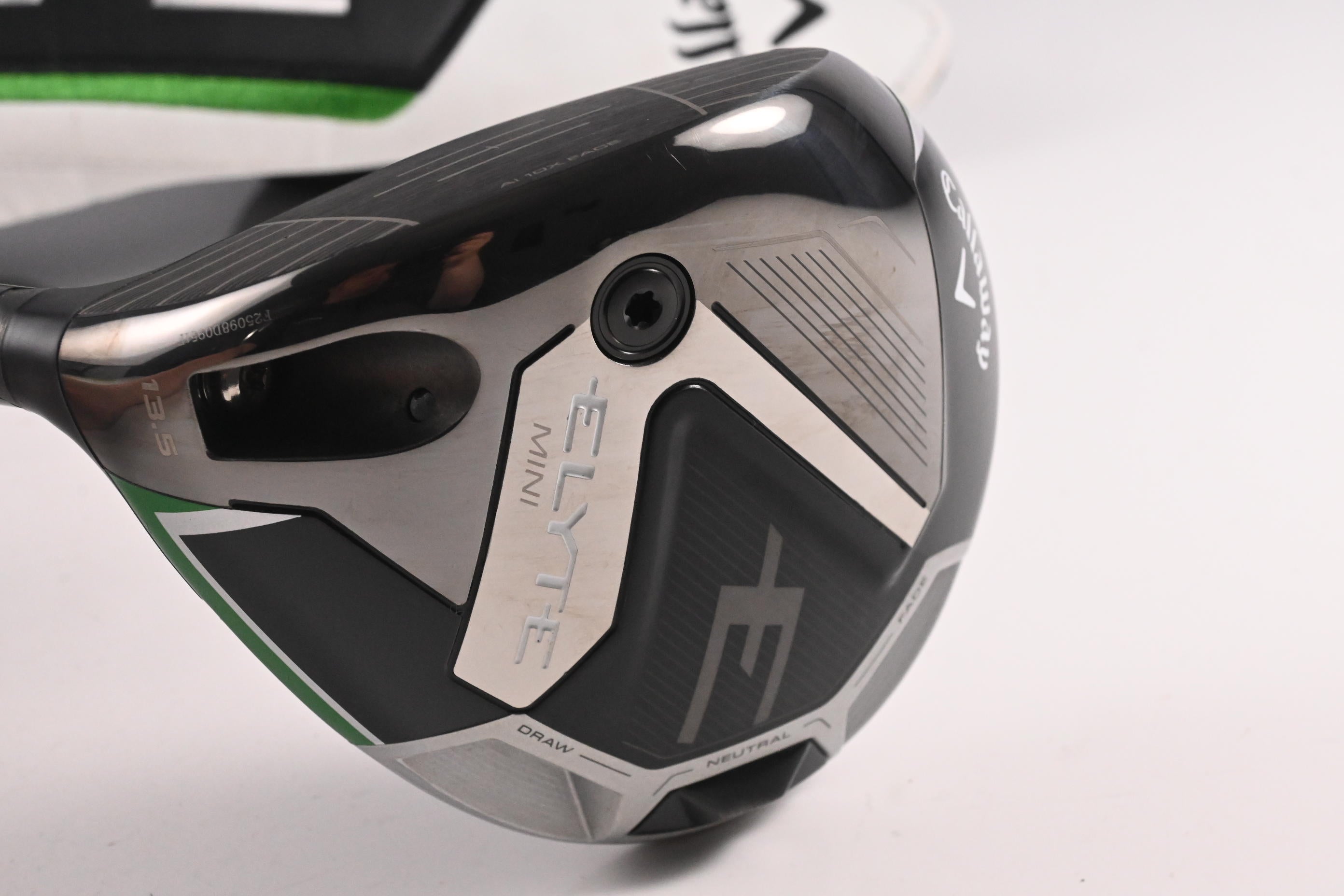 Left Hand Callaway Elyte Mini Driver / 13.5 Degree / Stiff Flex Denali Charcoal