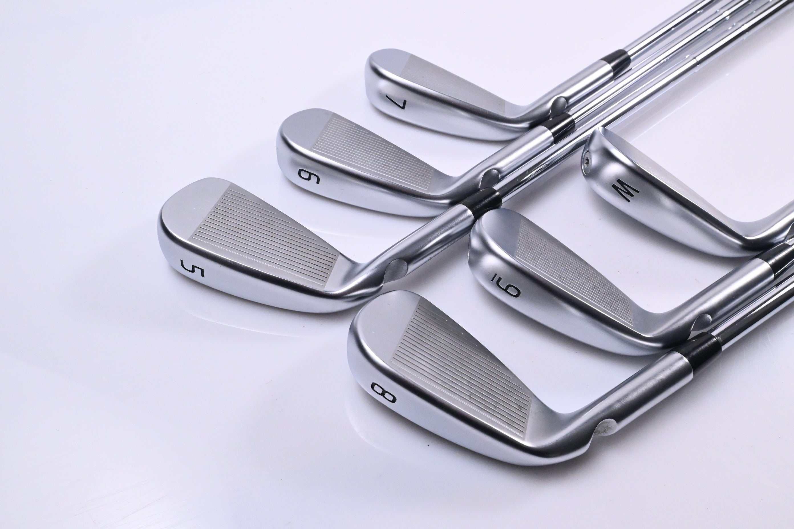 Ping i530 Irons / 5-PW / Brown Dot / Stiff Flex Dynamic Gold 100 MID S300 Shafts