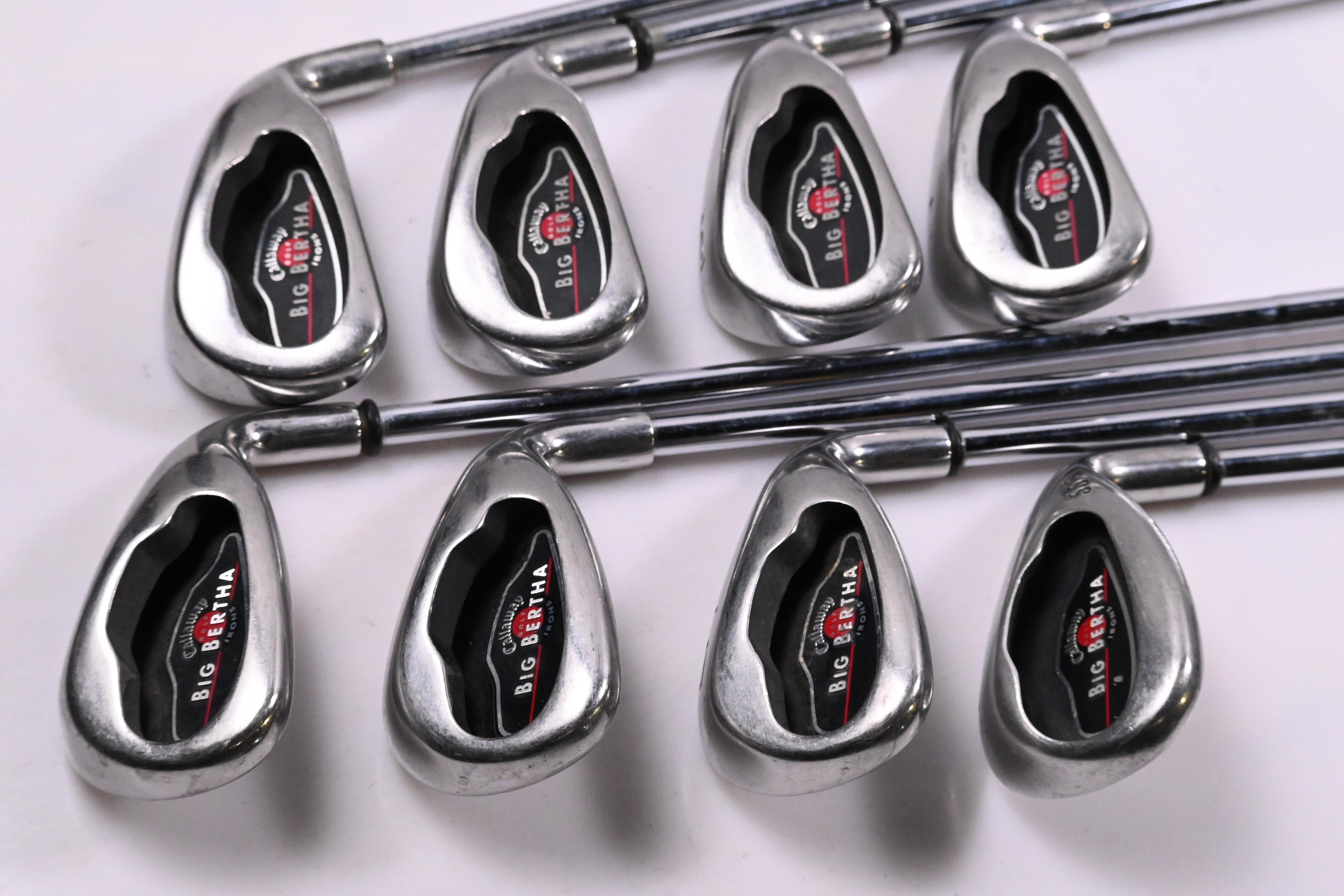 Callaway Big Bertha 2004 Irons / 4-PW+SW / Uniflex Callaway Big Bertha Shafts