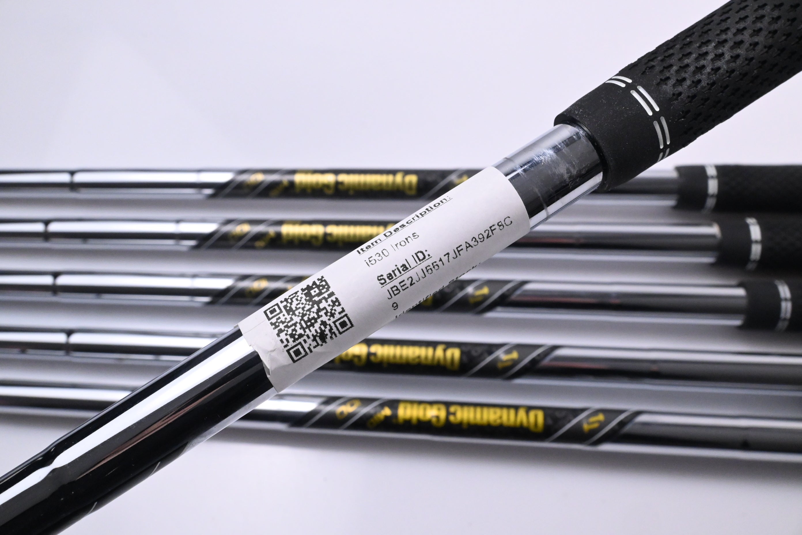 Ping i530 Irons / 5-PW / Brown Dot / Stiff Flex Dynamic Gold 100 MID S300 Shafts