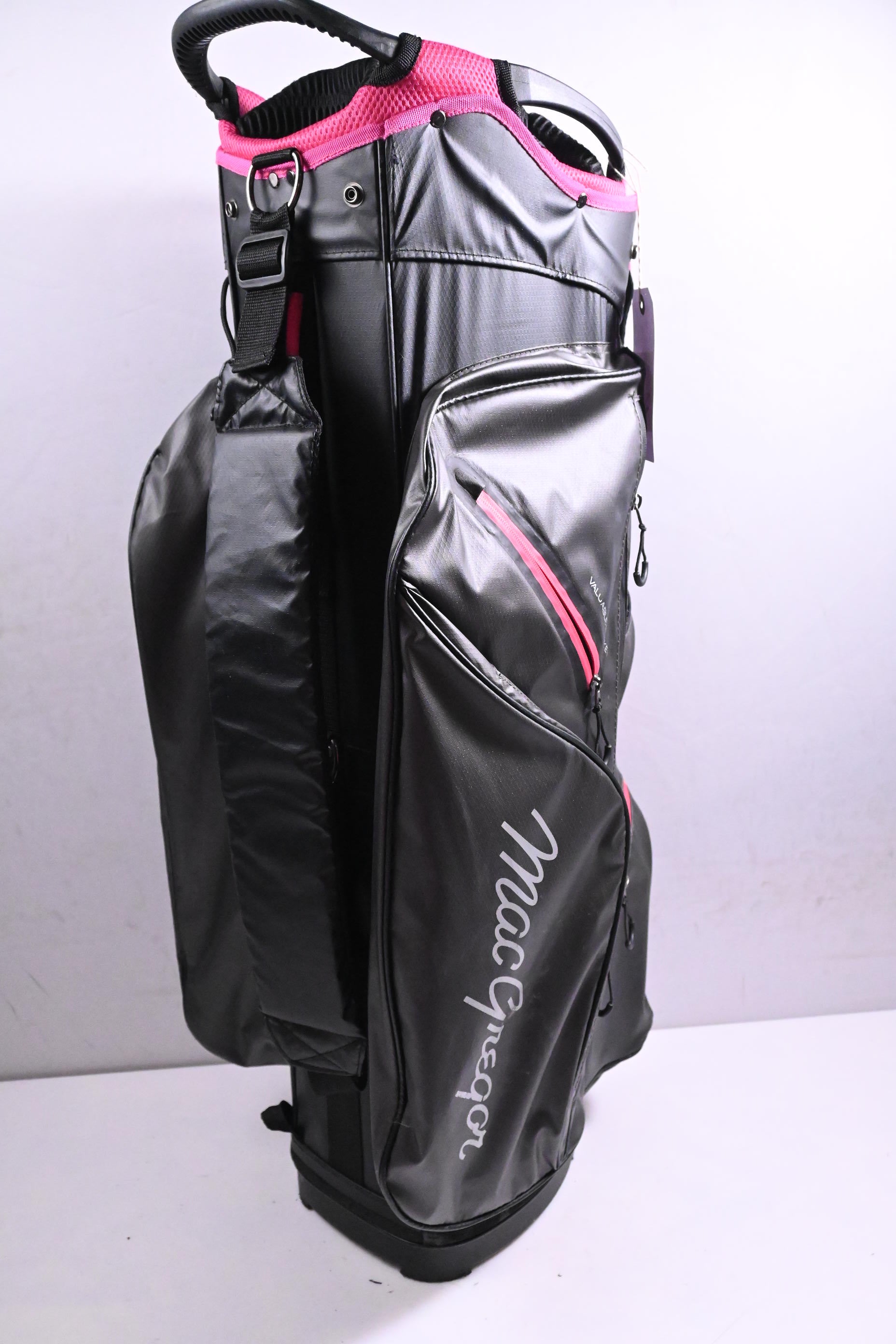 MacGregor Dry Cart Bag / 14-Way Divider / Black, Pink