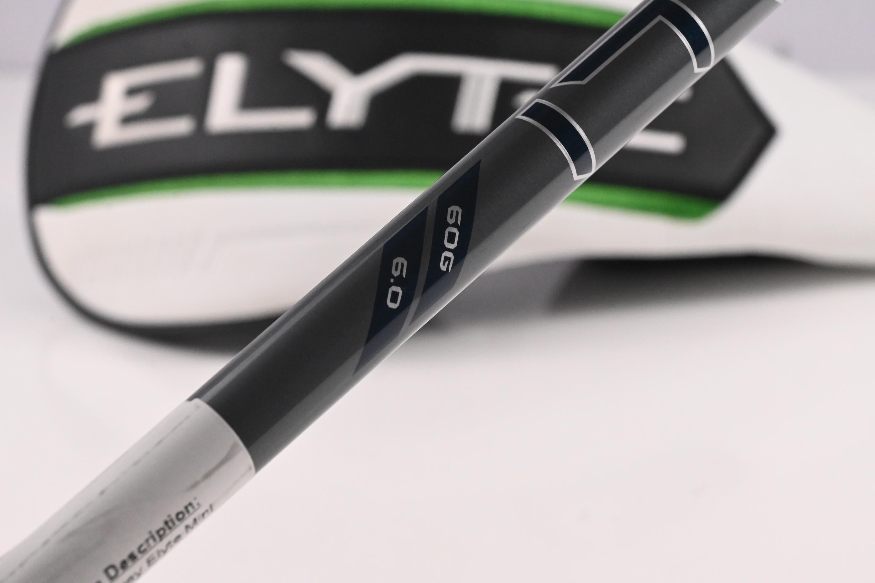 Left Hand Callaway Elyte Mini Driver / 13.5 Degree / Stiff Flex Denali Charcoal