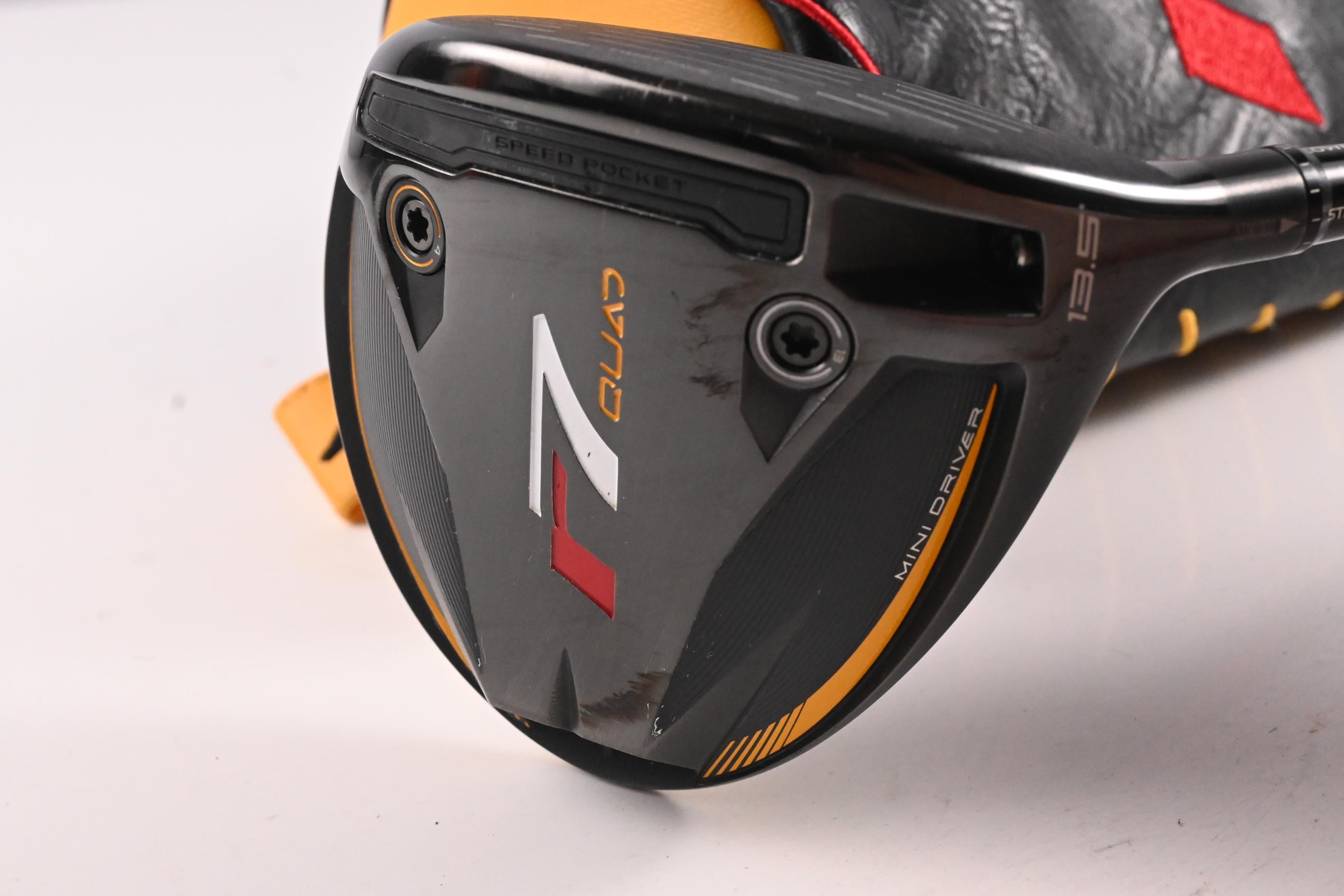 Taylormade R7 Quad Mini Driver / 13.5 Degree / Stiff Flex Fujikura Speeder 6