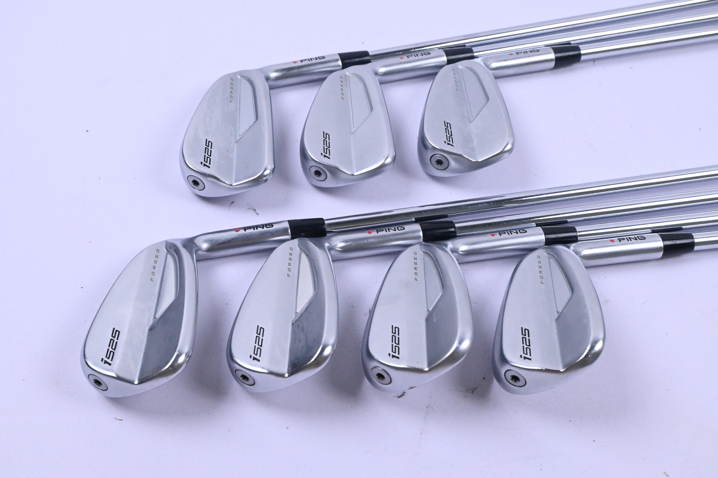 Ping i525 Irons / 5-PW+GW / Red Dot / Regular Flex Elevate MPH 95 Shafts