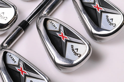 Callaway X Hot 2019 Irons / 5-9i / Regular Flex XP 85 R300 Shafts