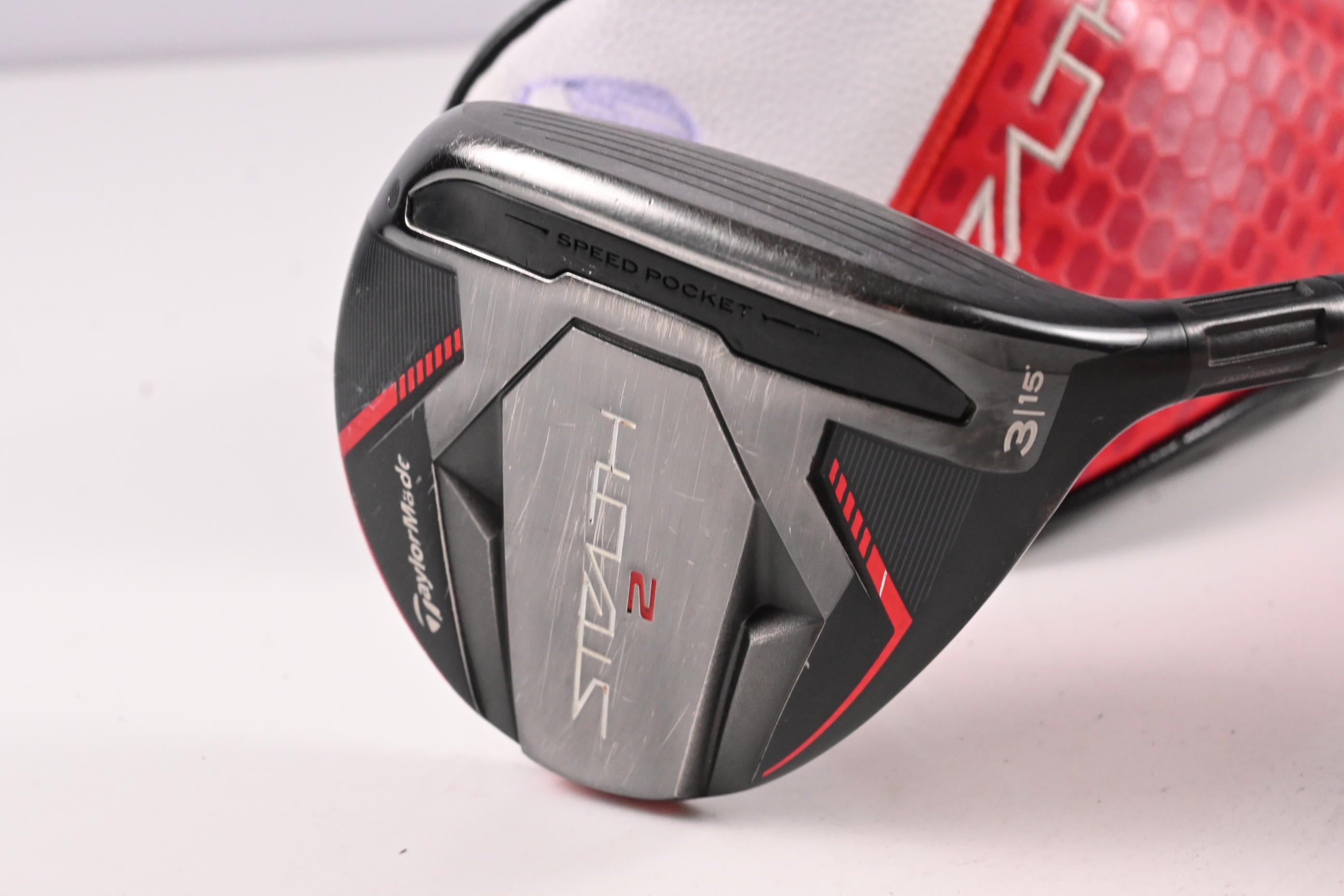 Taylormade Stealth 2 #3 Wood / 15 Degree / Stiff Flex Ventus Red TR 6 Shaft