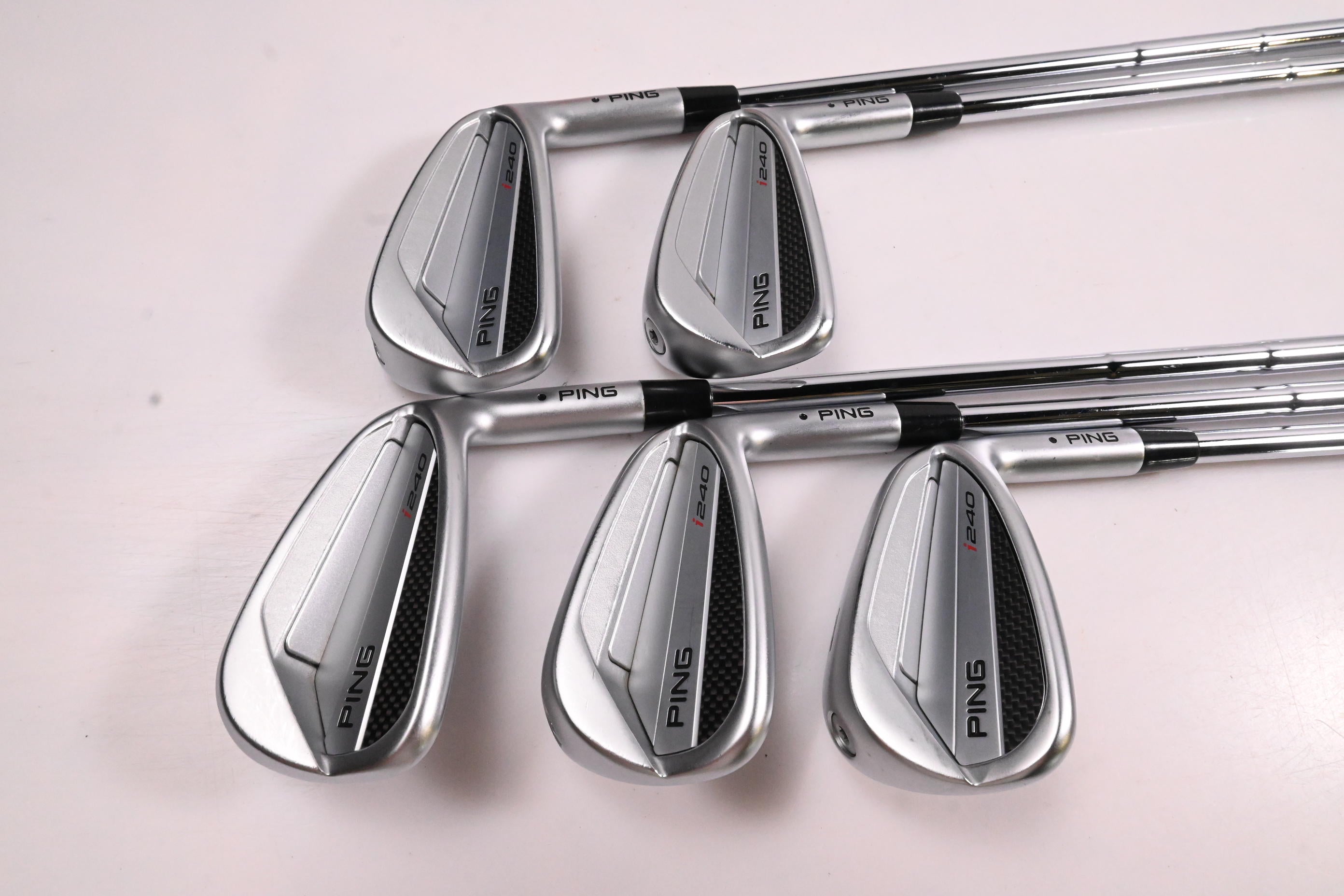 Ping I240 Irons / 6-PW / Black Dot / Stiff Flex Dynamic Gold Mid 115 S300 Shafts