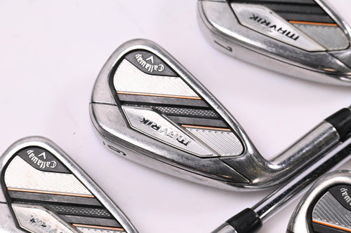 Left Hand Callaway Mavrik Irons / 5-PW / Regular Flex Elevate 95 Shafts