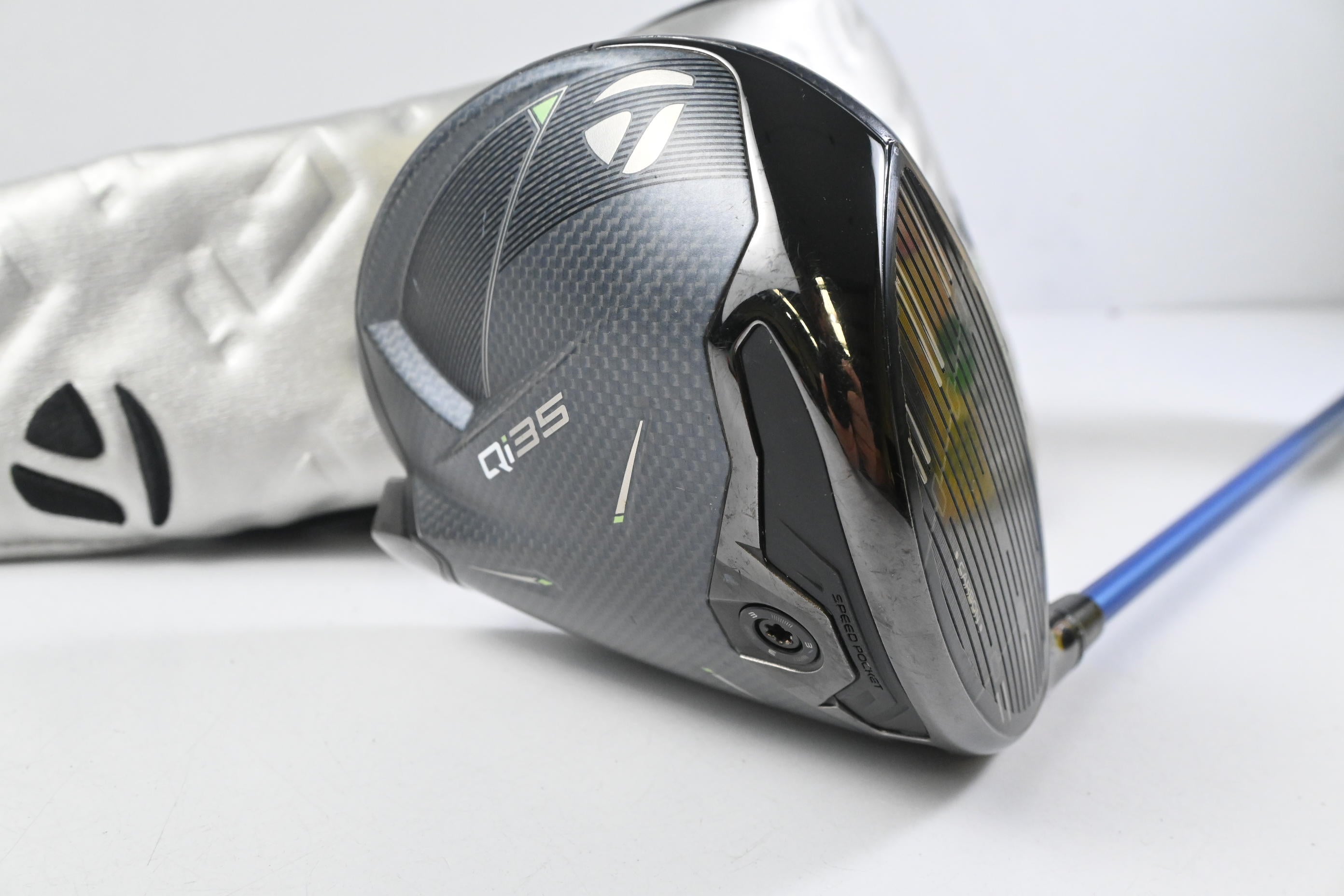 Taylormade Qi35 Driver / 9 Degree / Stiff Flex Denali Frost Blue 60 Shaft