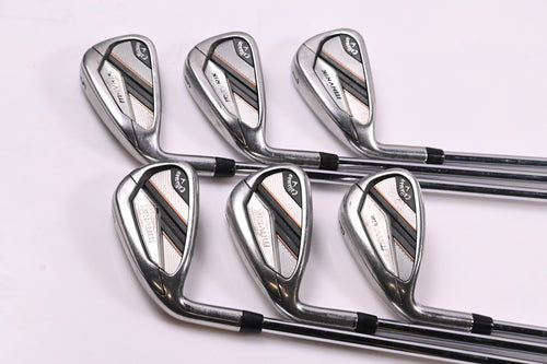 Left Hand Callaway Mavrik Irons / 5-PW / Regular Flex Elevate 95 Shafts