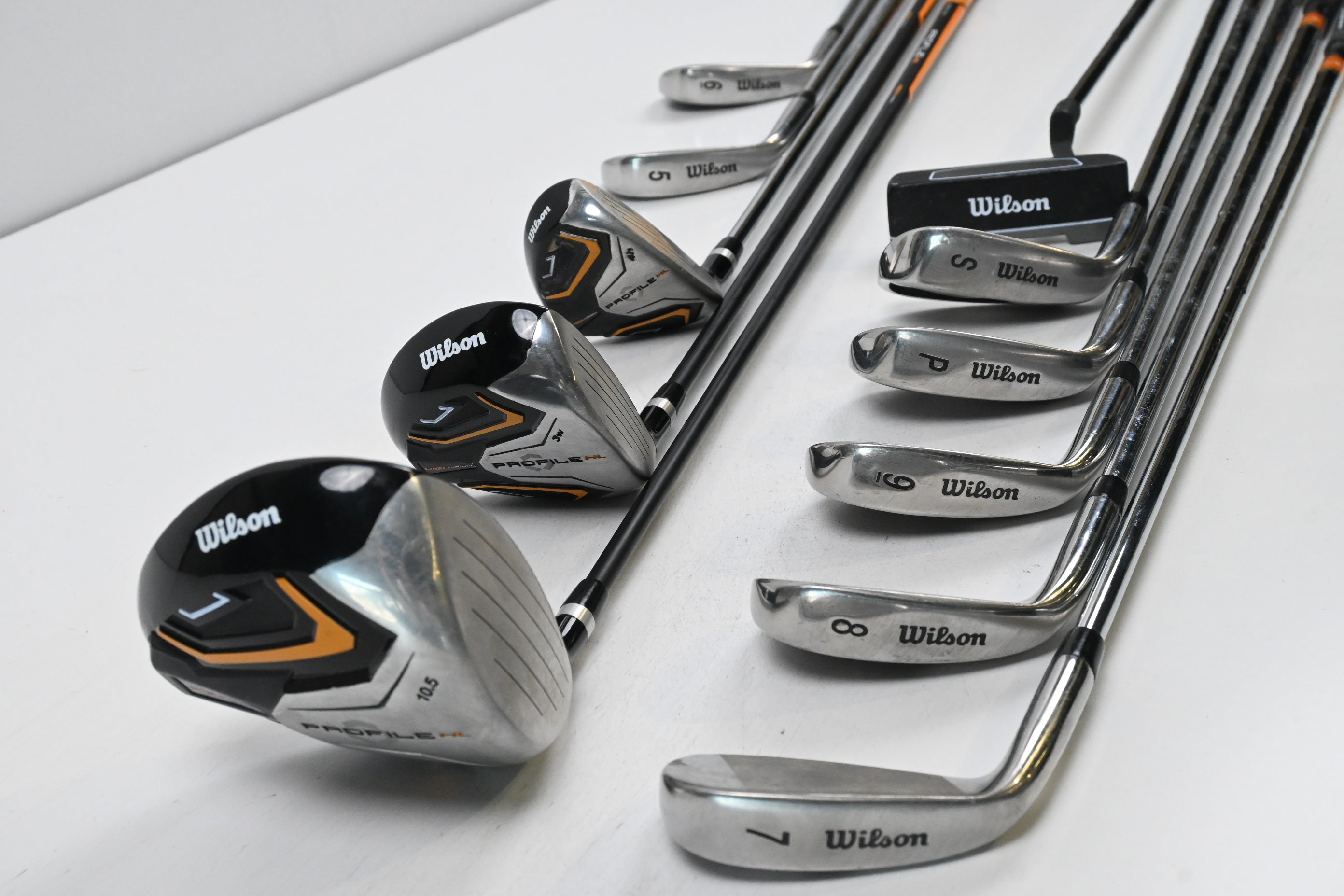 Junior Wilson Profile Package Set / Woods, Irons, Putter, Bag