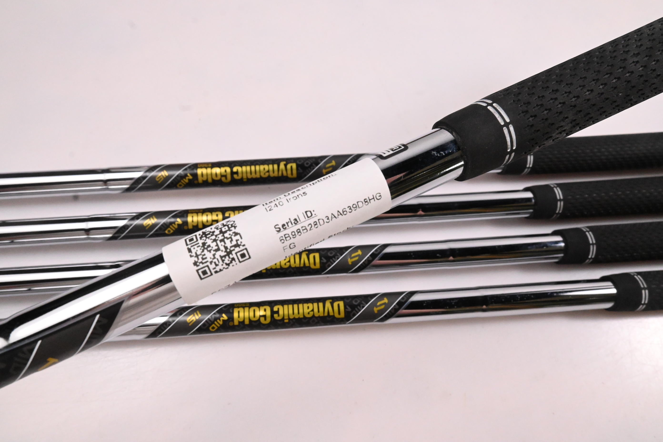 Ping I240 Irons / 6-PW / Black Dot / Stiff Flex Dynamic Gold Mid 115 S300 Shafts