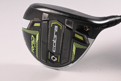 Cobra King Radspeed Draw #3 Wood / 14.5 Degree / Stiff Flex Fujikura Motore X F1