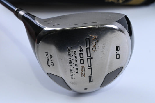 Left Hand Cobra SZ 400 Driver / 9 Degree / Regular Flex Cobra Aldila 60