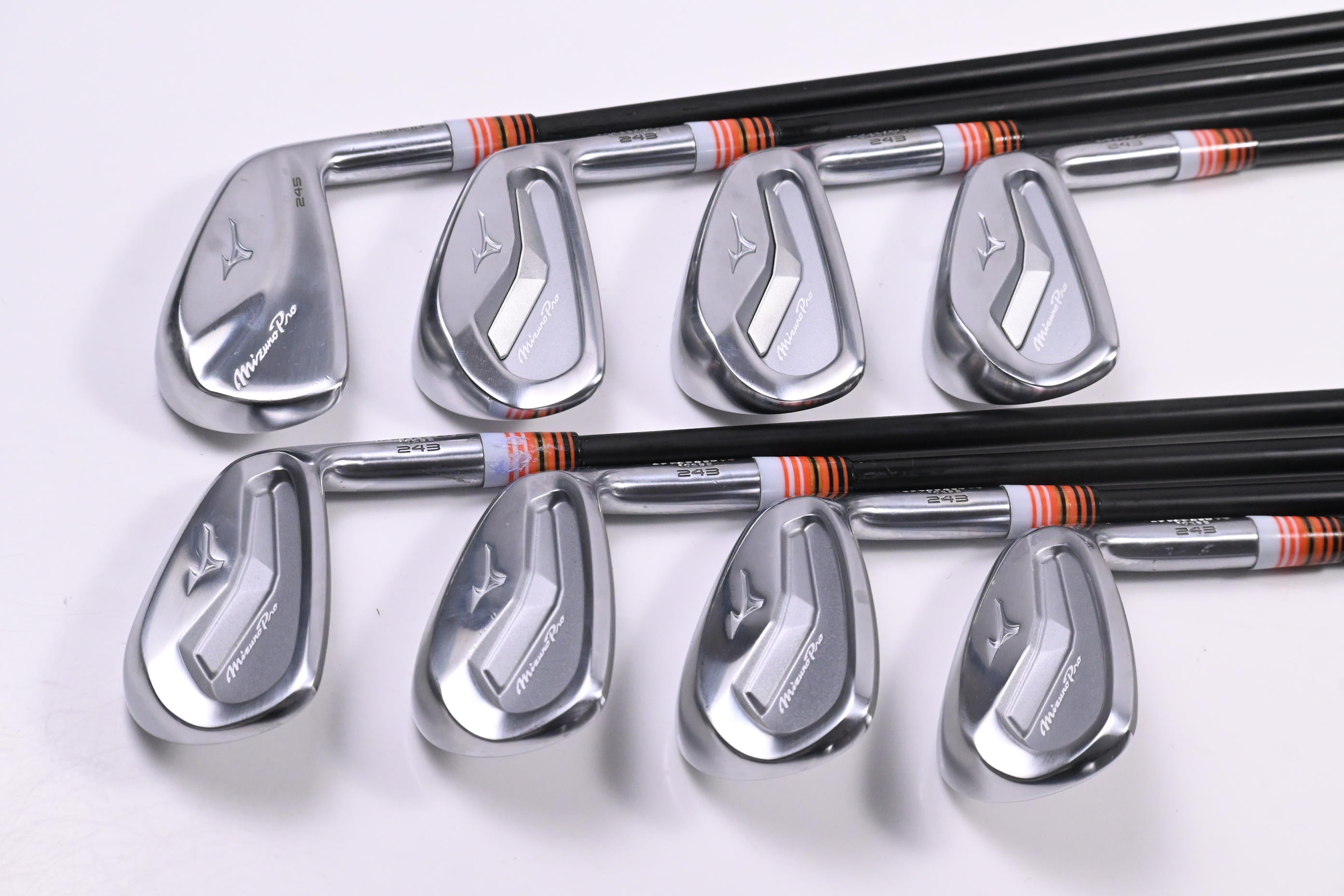Mizuno Pro 245/243 Irons / 4-PW+GW / X-Flex KBS PGI 100 Shafts