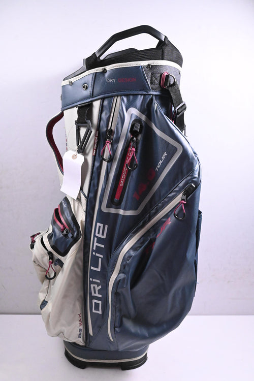 Big Max Dri-Lite Tour 14.0 Cart Bag / 14-Way Divider / Blue, Grey