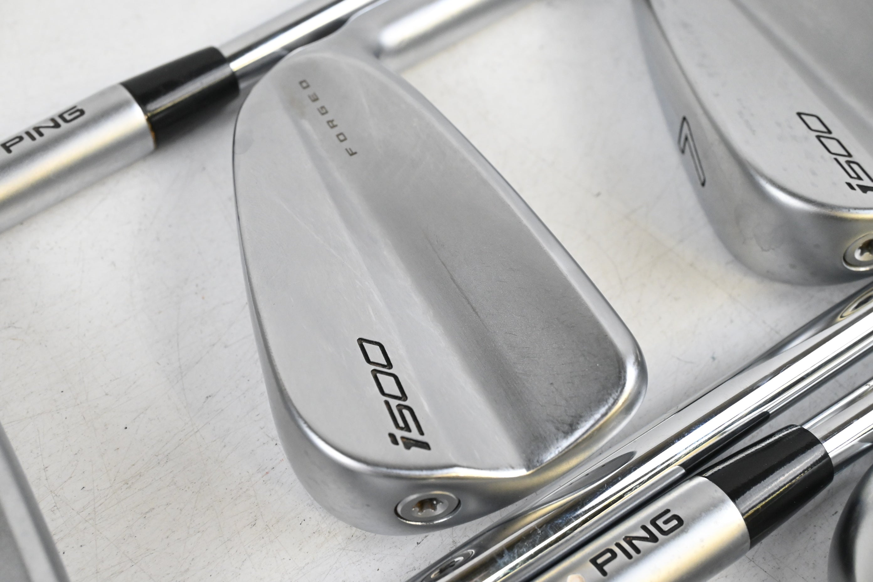 Ping i500 Irons / 5-PW+GW / White Dot / Regular Flex Project X LZ 115 Shafts