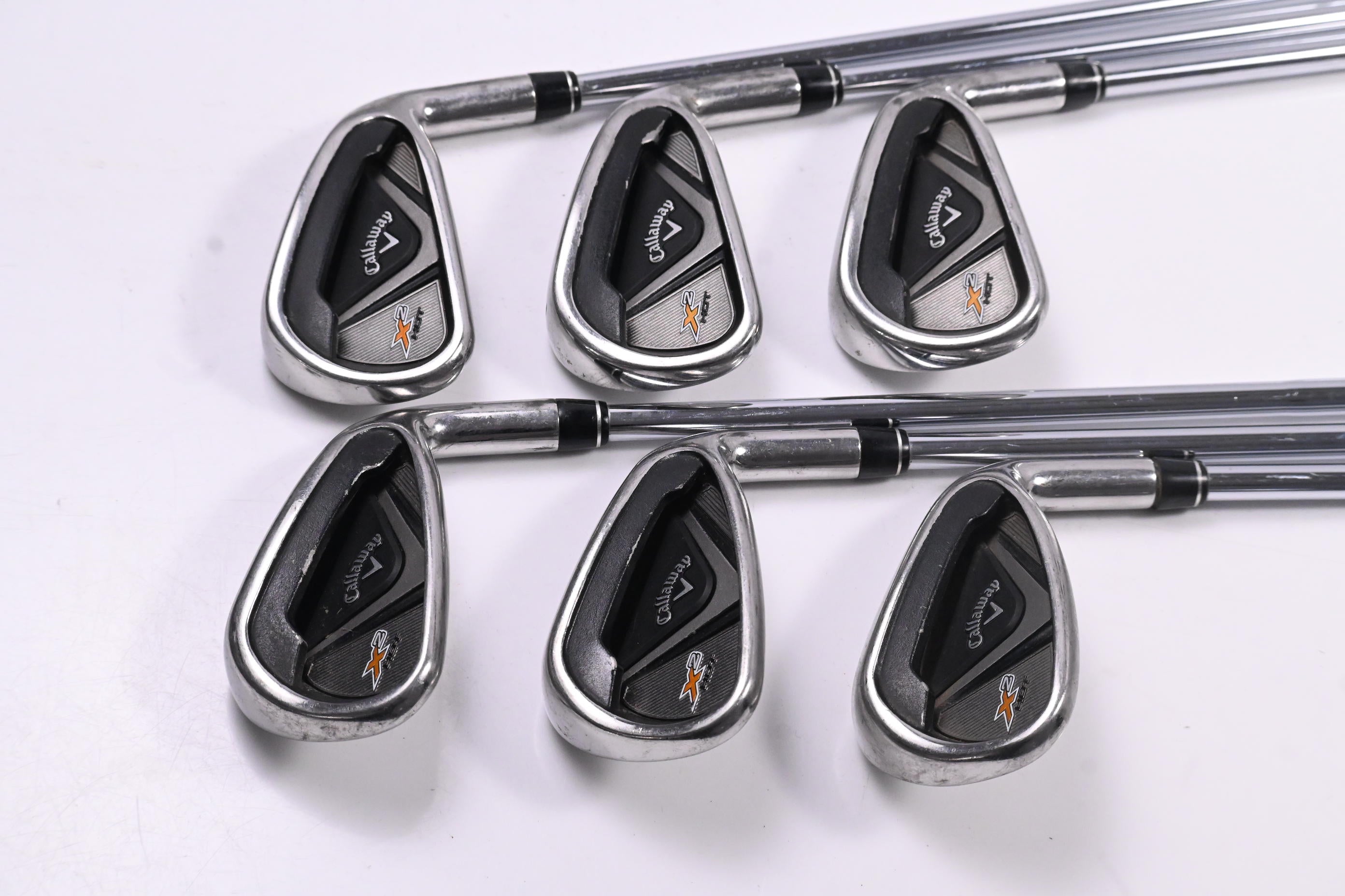 Callaway X2 Hot Irons / 5-PW / Regular Flex SpeedStep 85 Shafts