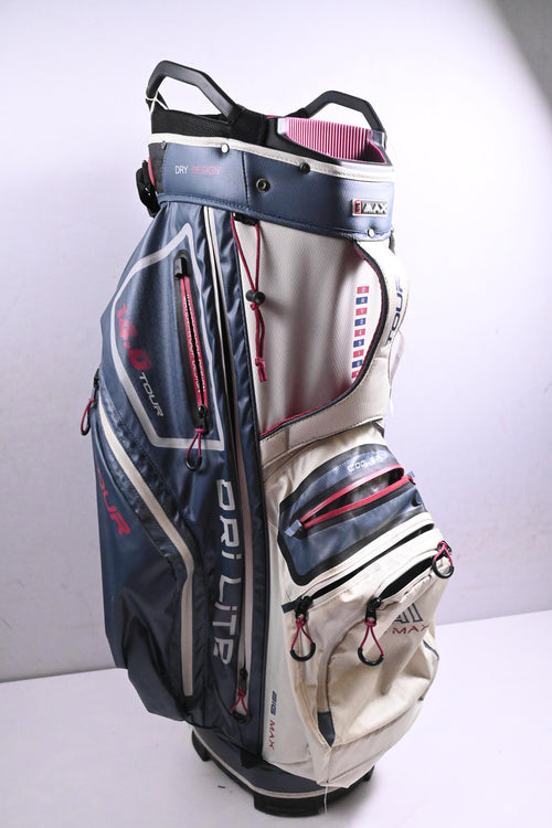 Big Max Dri-Lite Tour 14.0 Cart Bag / 14-Way Divider / Blue, Grey