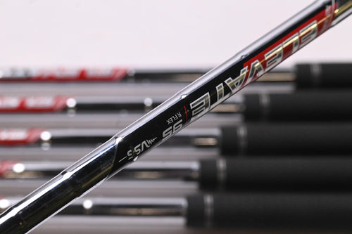 Left Hand Callaway Mavrik Irons / 5-PW / Regular Flex Elevate 95 Shafts
