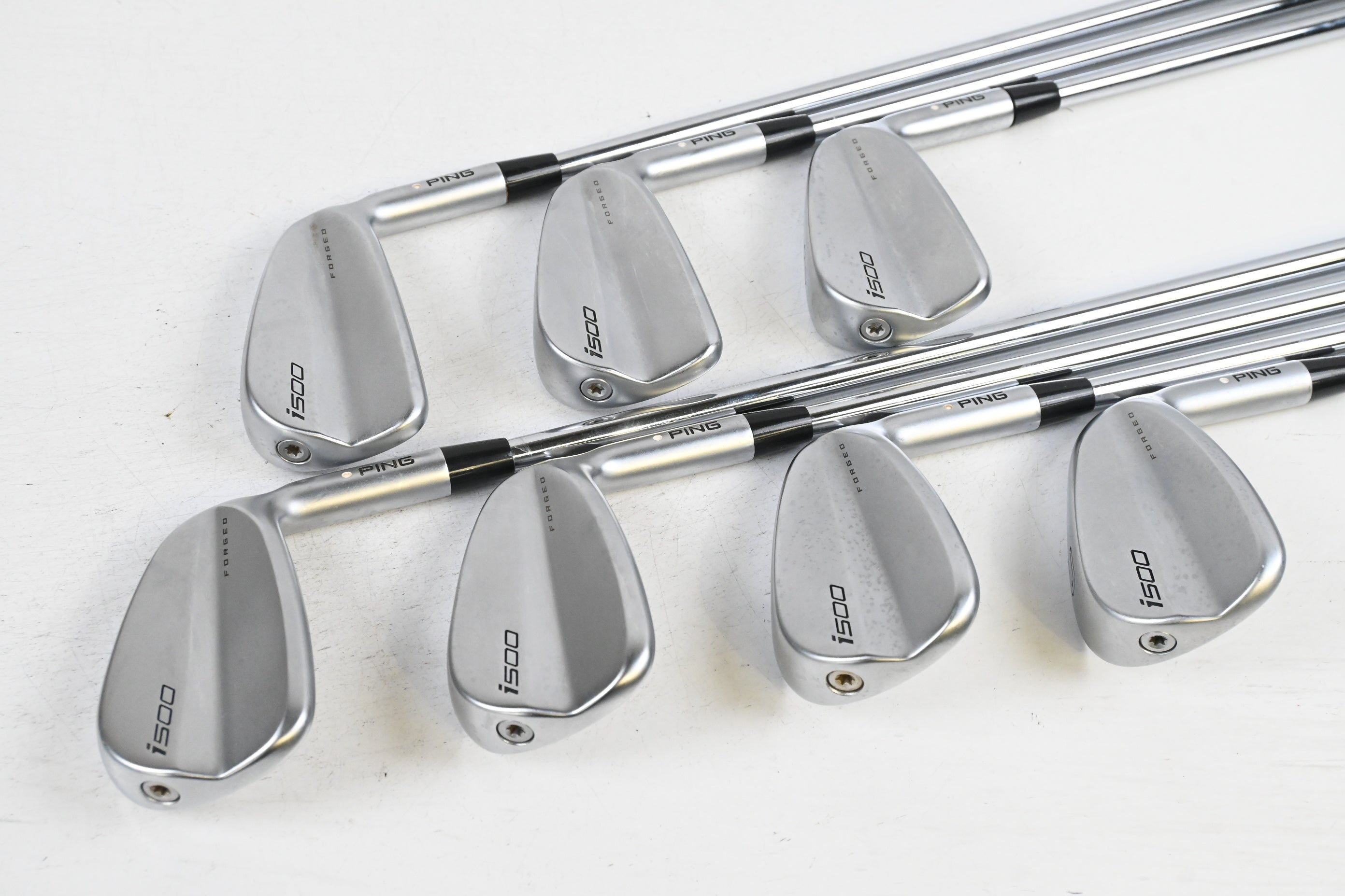 Ping i500 Irons / 5-PW+GW / White Dot / Regular Flex Project X LZ 115 Shafts