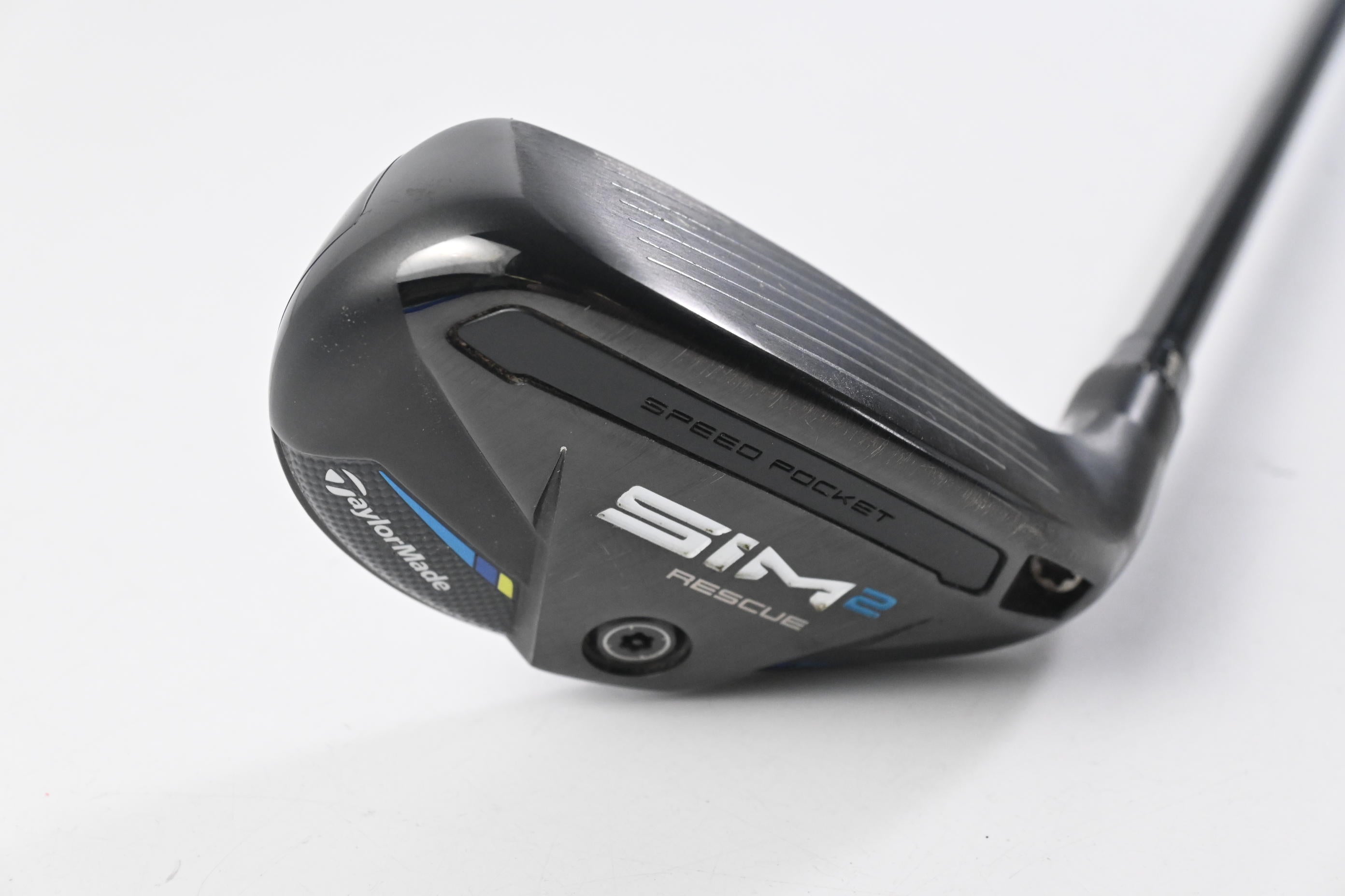 Taylormade SIM2 #2 Hybrid / 17 Degree / Stiff Flex Tensei AV Blue Raw 80 Shaft