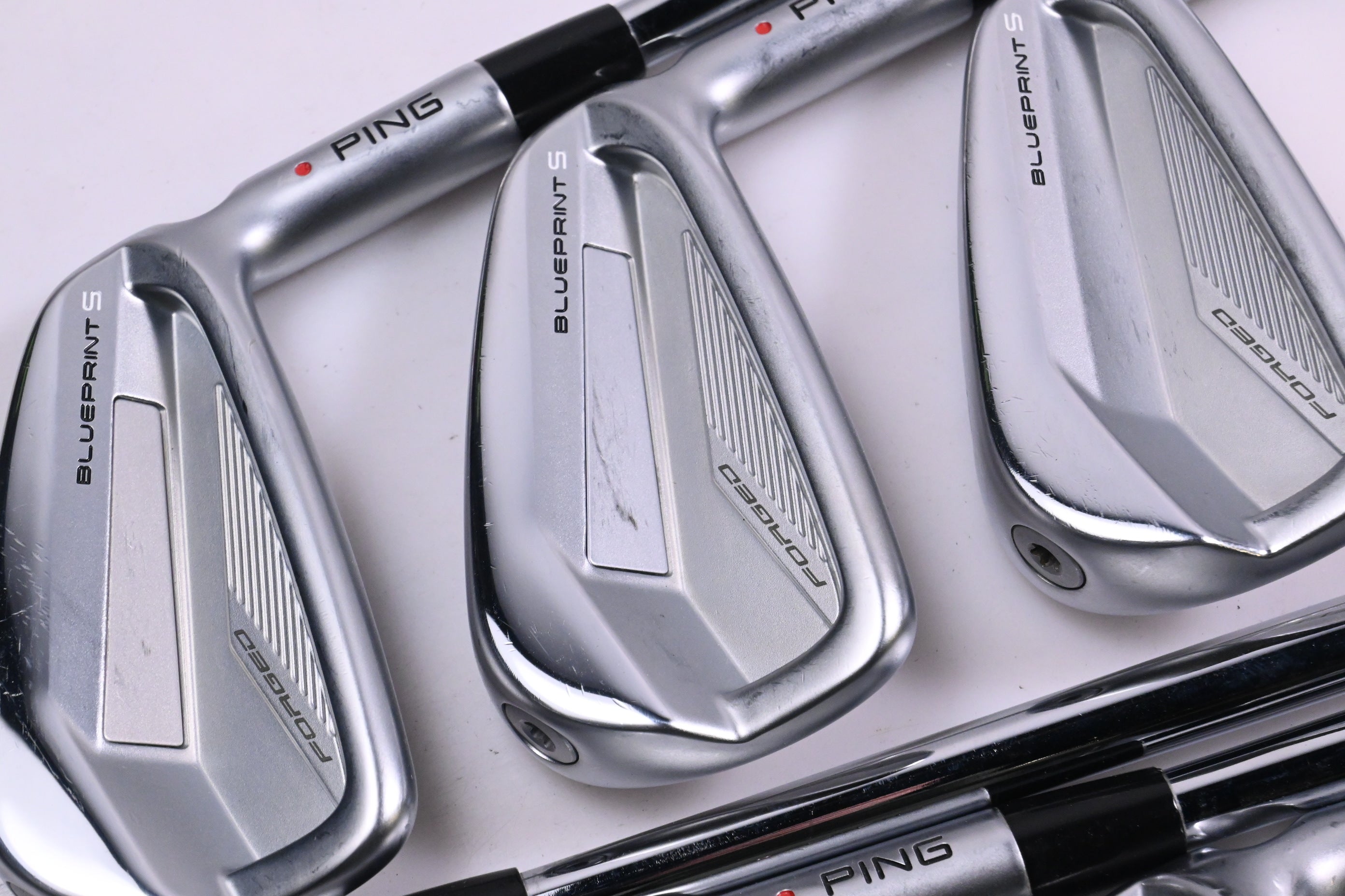Ping Blueprint S Irons / 4-PW / Red Dot / Stiff Flex Dynamic Gold 105 S300