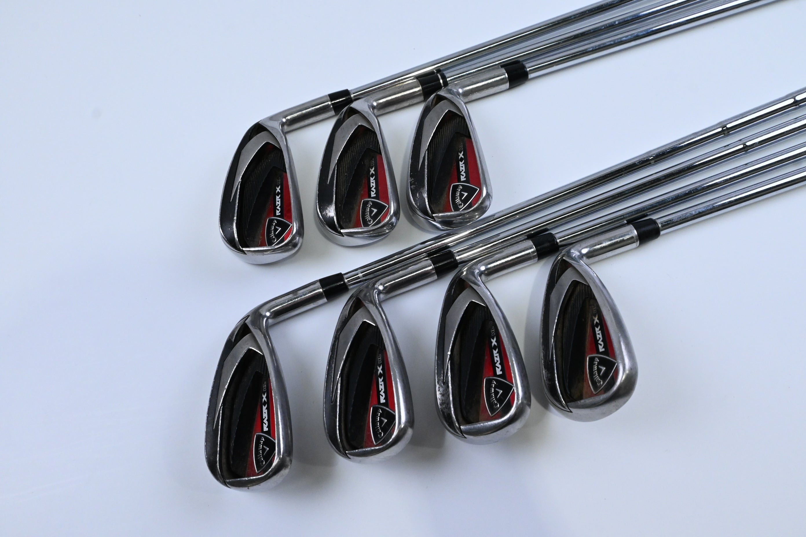 Callaway RAZR X HL Irons / 5-PW+SW / Uniflex M-10 XP Shafts